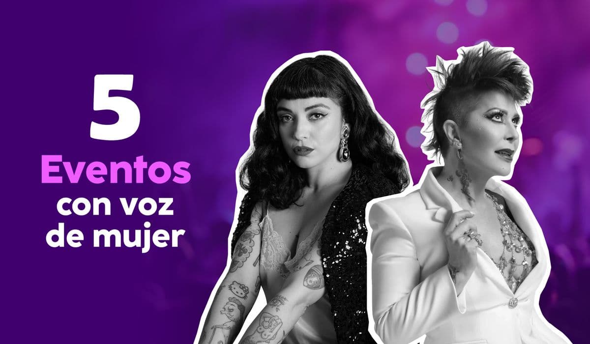 Imagen de portada de Ellas mandan: cinco eventos con voz de mujer