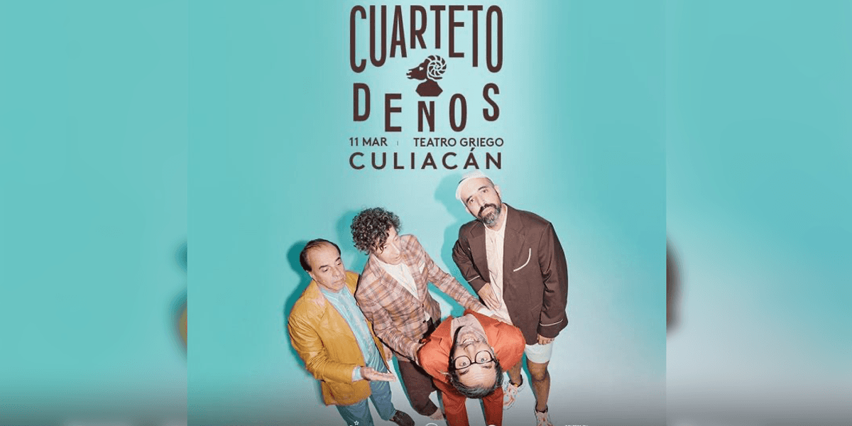 Imagen de portada para el evento: Cuarteto de Nos en Culiacán