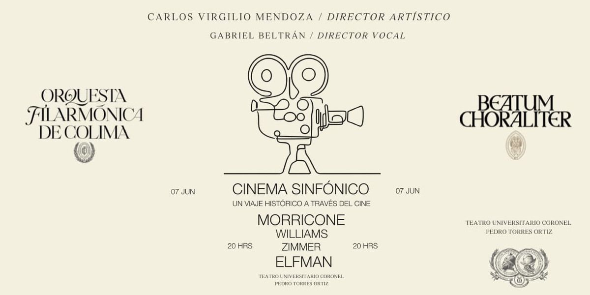 Imagen de portada para el evento: Cinema Sinfónico