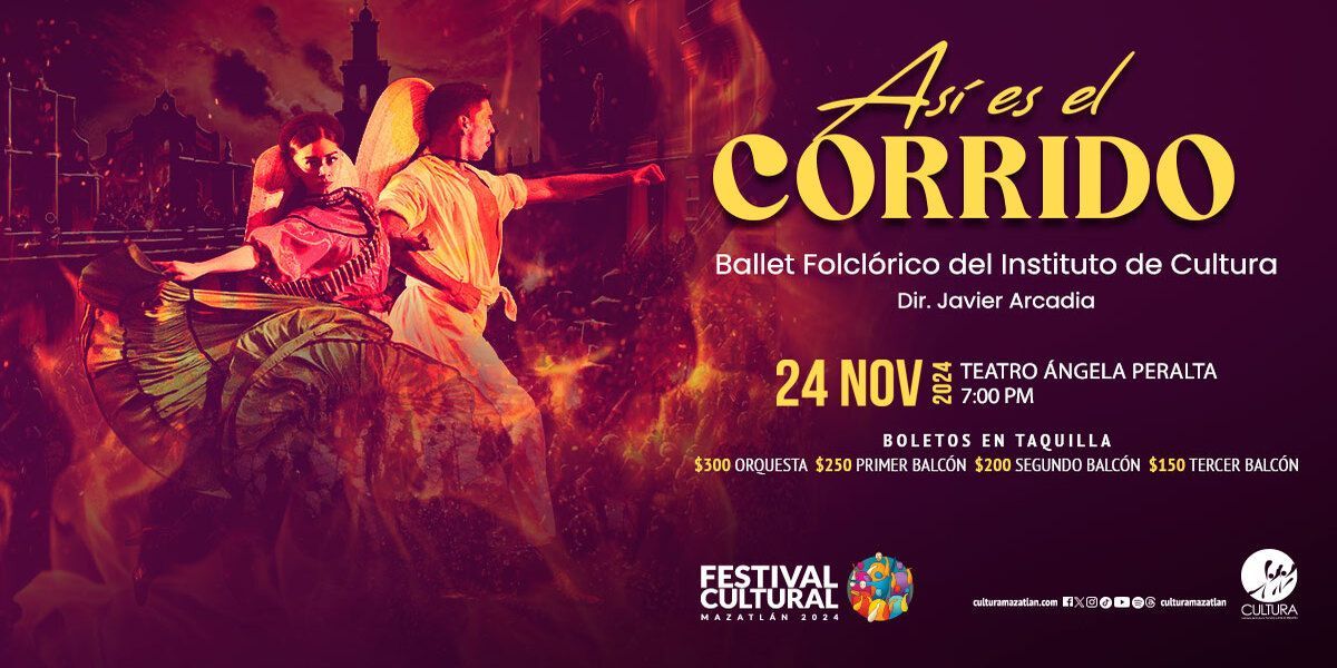 Imagen de portada para el evento:  "Así es el Corrido" Ballet Folclórico