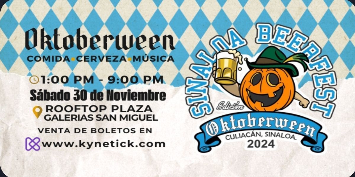 Imagen de portada para el evento: Beerfest Ed. Oktoberween en Culiacán