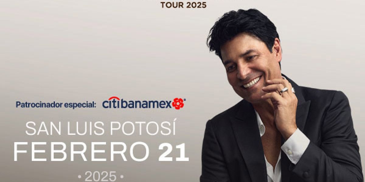 Imagen de portada para el evento: CHAYANNE TOUR - BAILEMOS OTRA VEZ TOUR 2025 - SAN LUIS POTOSÍ