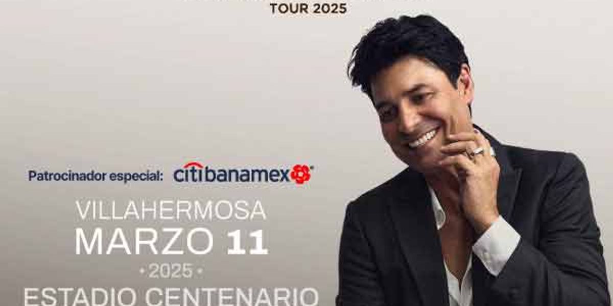 Imagen de portada para el evento: CHAYANNE TOUR - BAILEMOS OTRA VEZ TOUR 2025 - VILLAHERMOSA