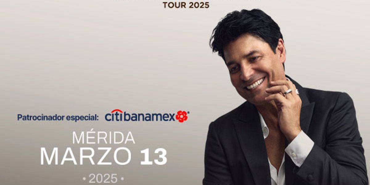 Imagen de portada para el evento: CHAYANNE - BAILEMOS OTRA VEZ TOUR 2025 - MÉRIDA