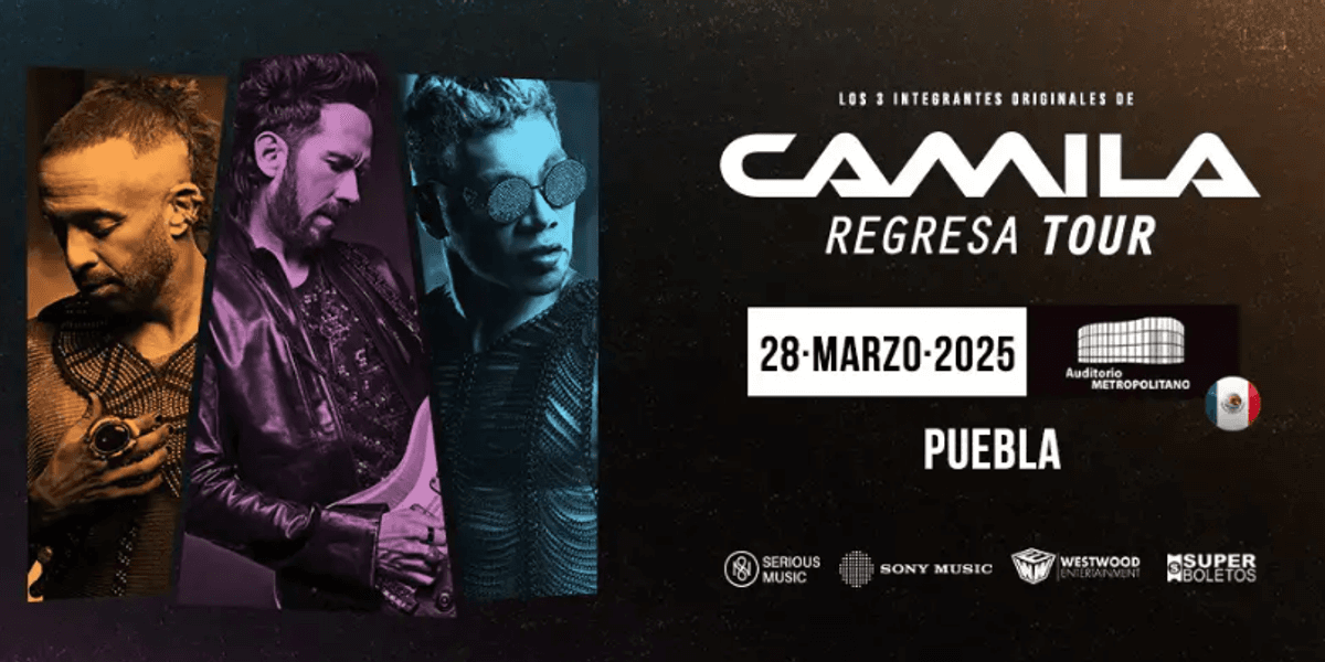 Imagen de portada para el evento: CAMILA REGRESA TOUR 2025