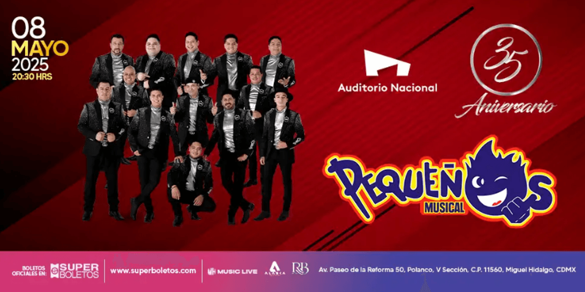 Imagen de portada para el evento: PEQUEÑOS MUSICAL 35 ANIVERSARIO