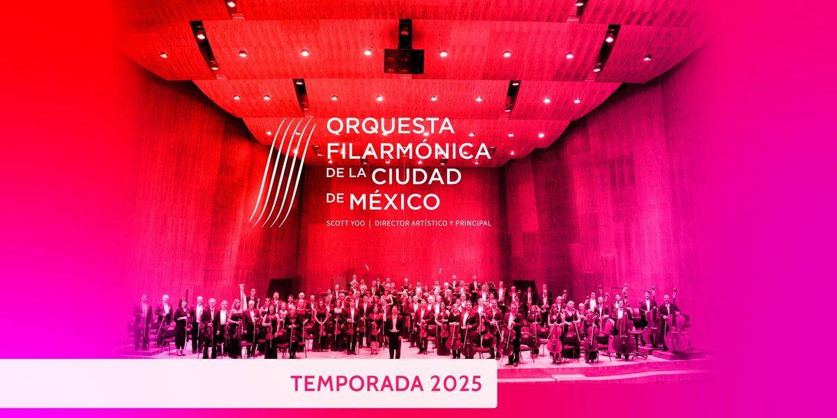 Imagen de portada para el evento: Orquesta Filarmónica de la Ciudad de México:Stravinski-Pájaro de fuego