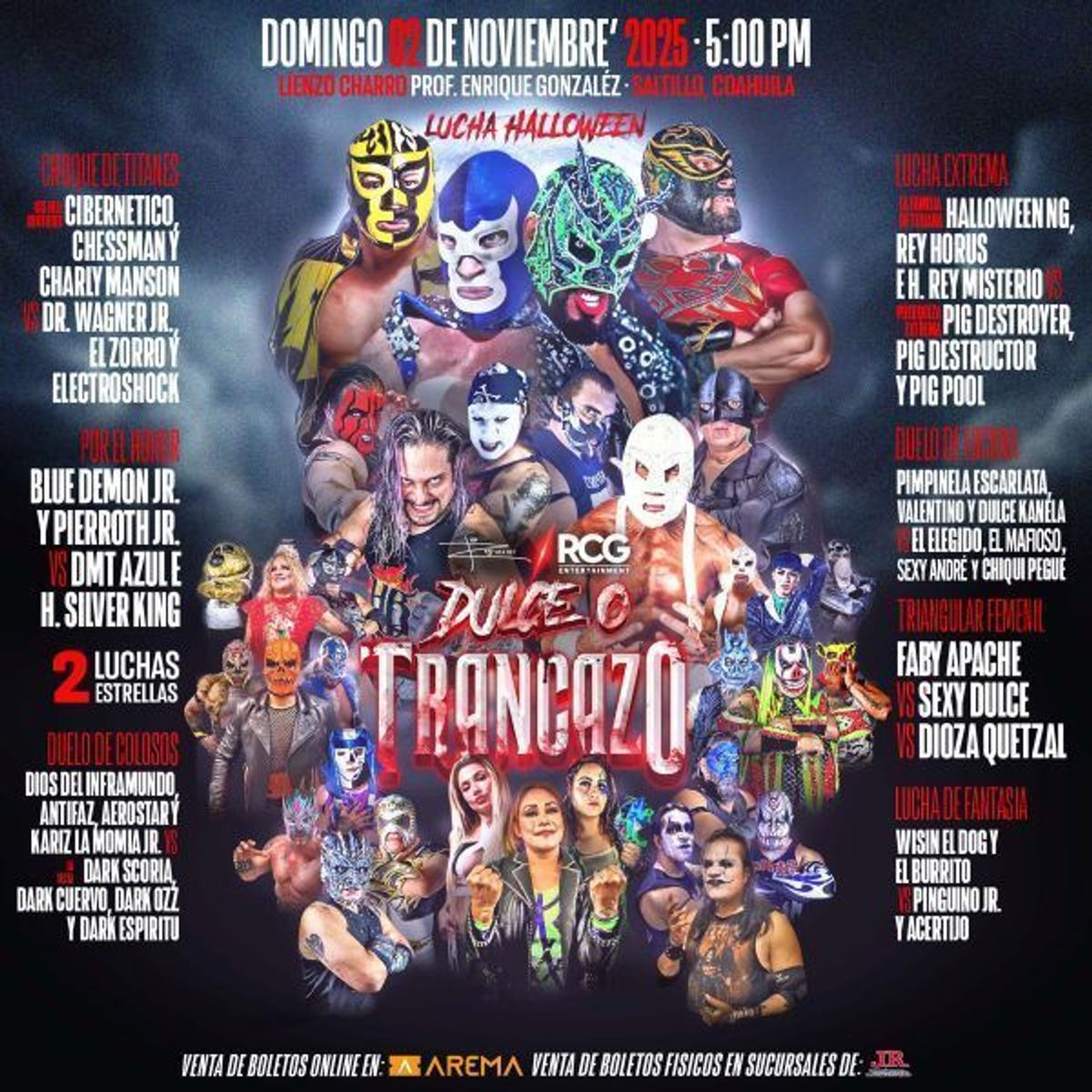 Lucha Libre Dulce o Trancazo en Saltillo