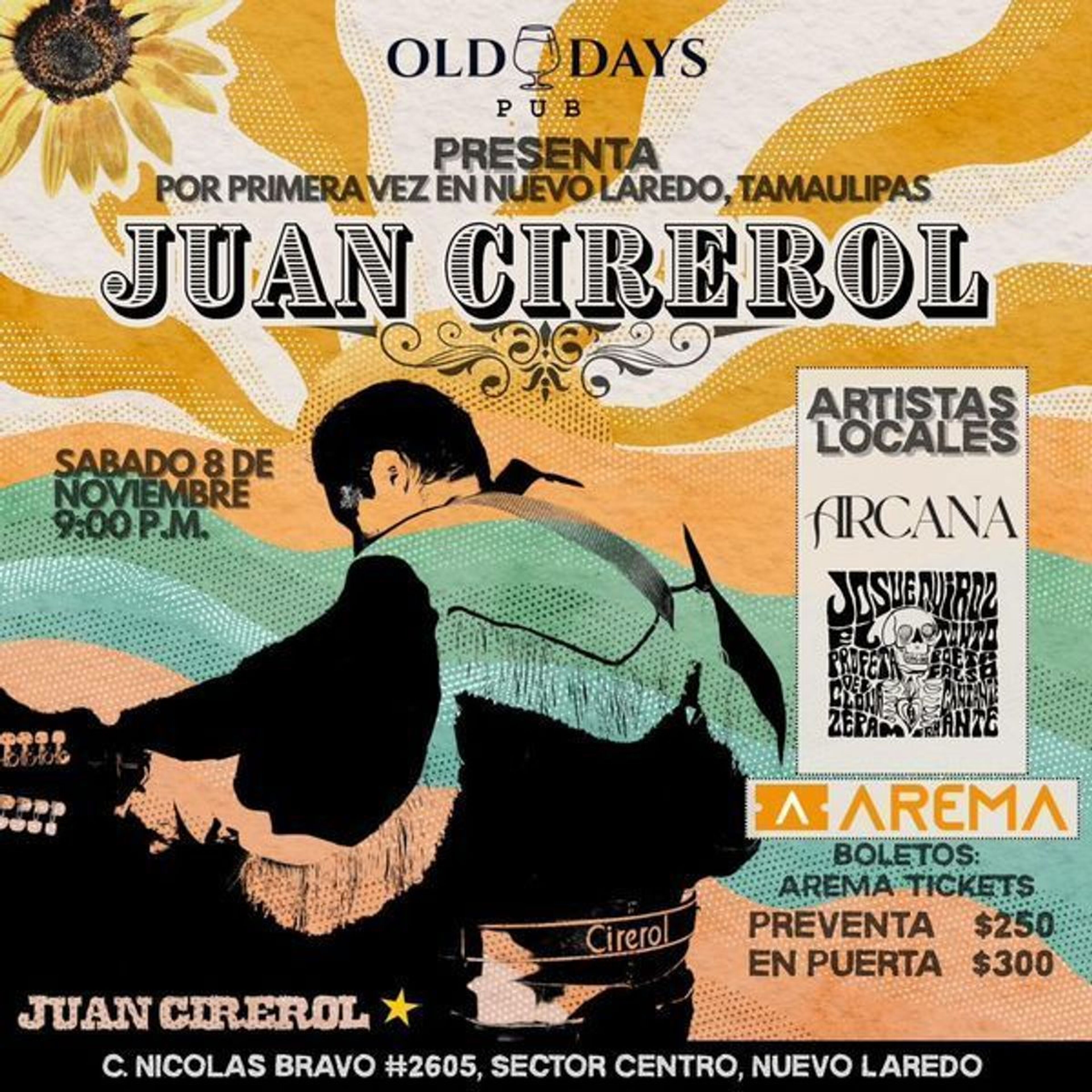 Juan Cirerol en Nuevo Laredo