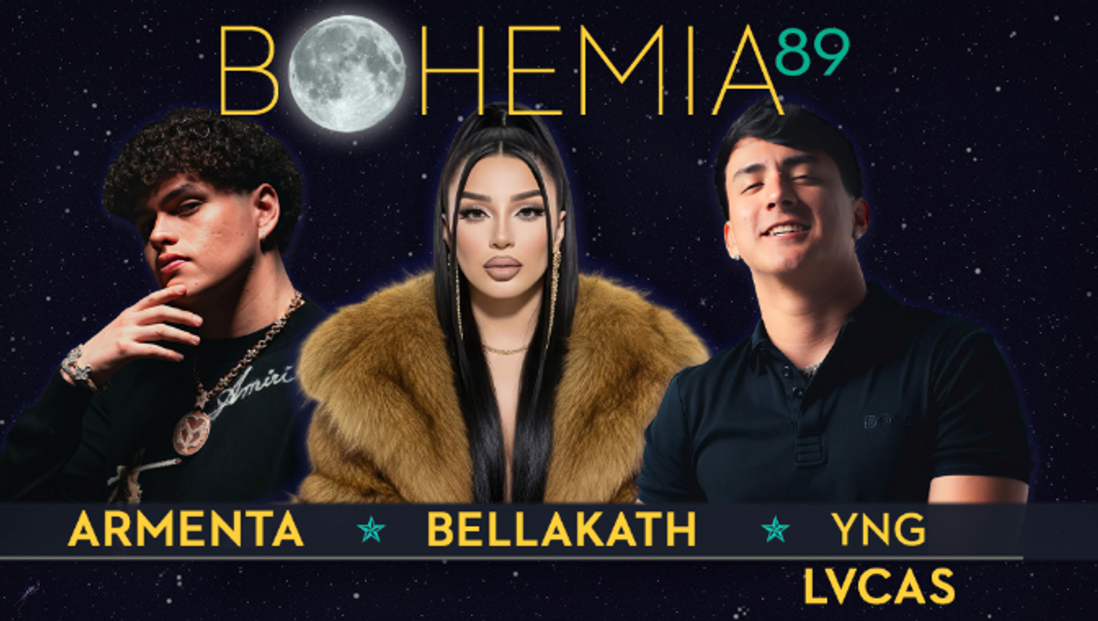 Bohemia 89. Yng Lvcas, Bellakath, Armenta.