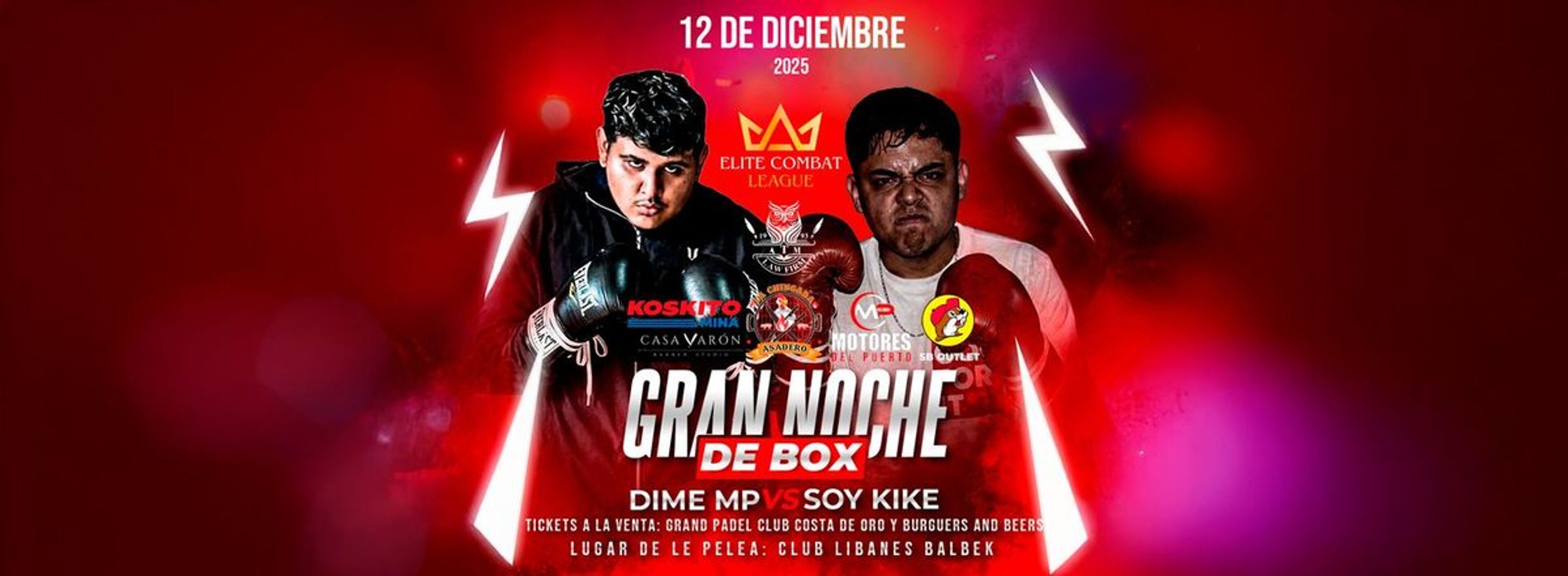 PELEA MP VS KIKE ELITE COMBAT