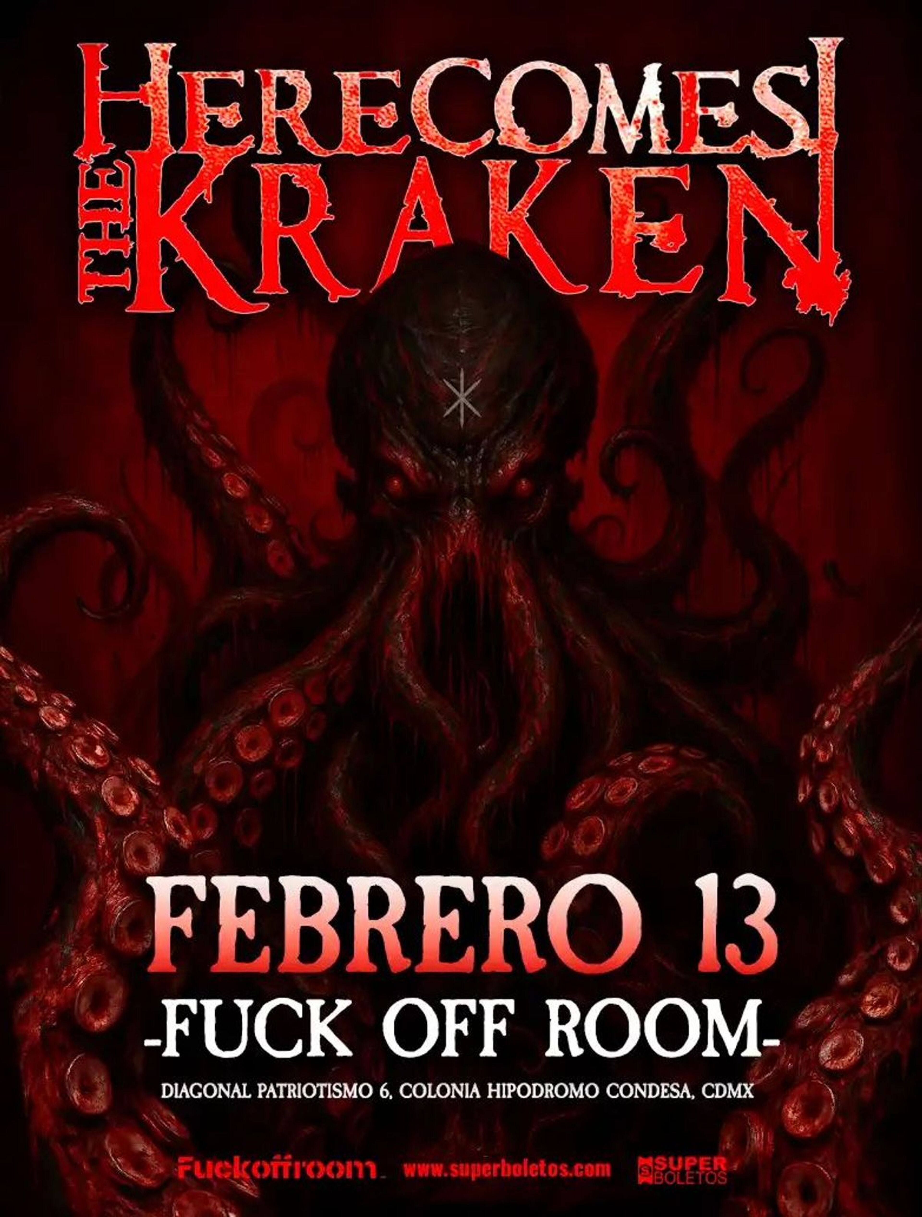 HERE COMES THE KRAKEN EN FUCK OFF ROOM