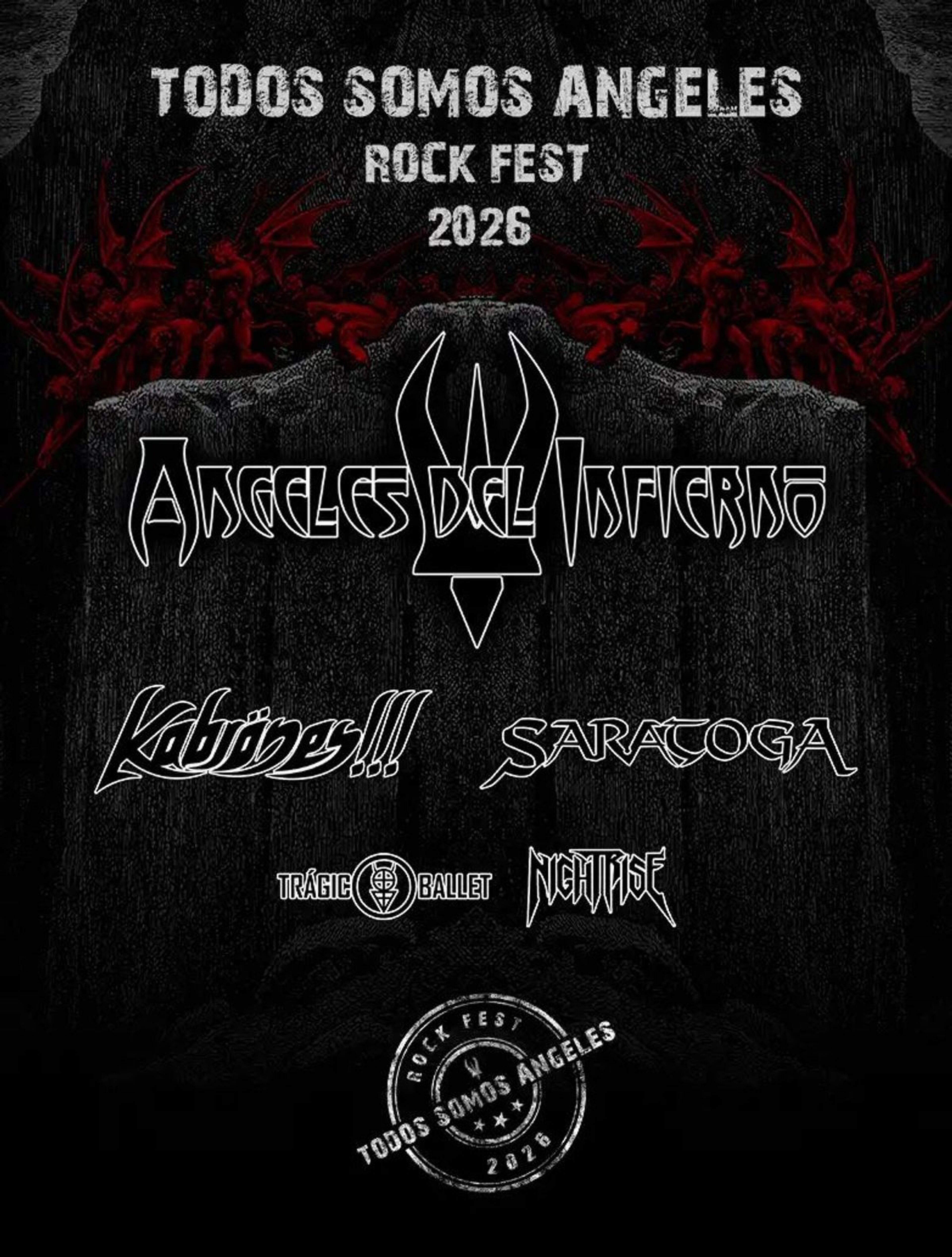 ANGELES DEL INFIERNO - TODOS SOMOS ANGELES ROCK FEST 2026