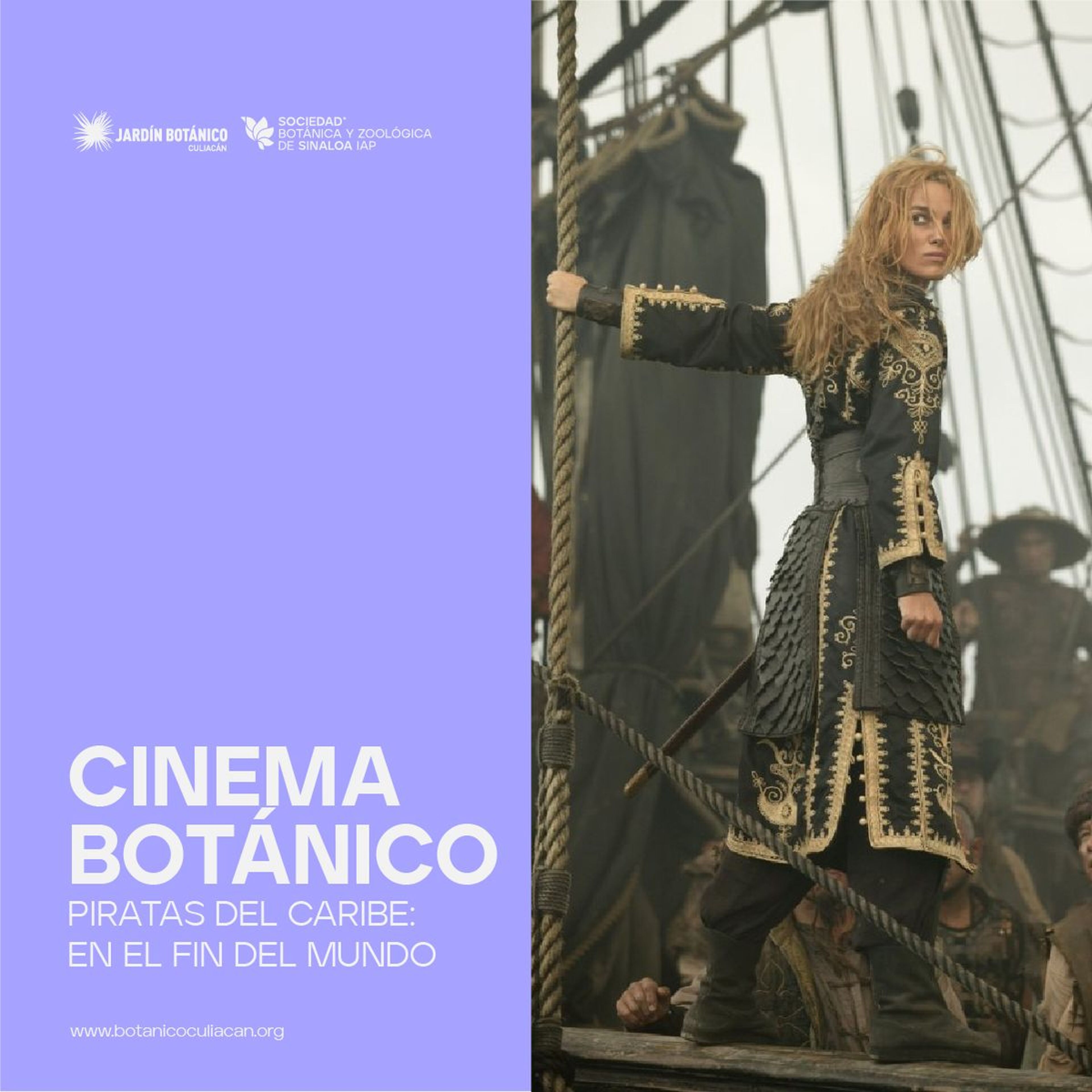 Imagen de portada para el evento: Cine al aire libre: piratas del caribe