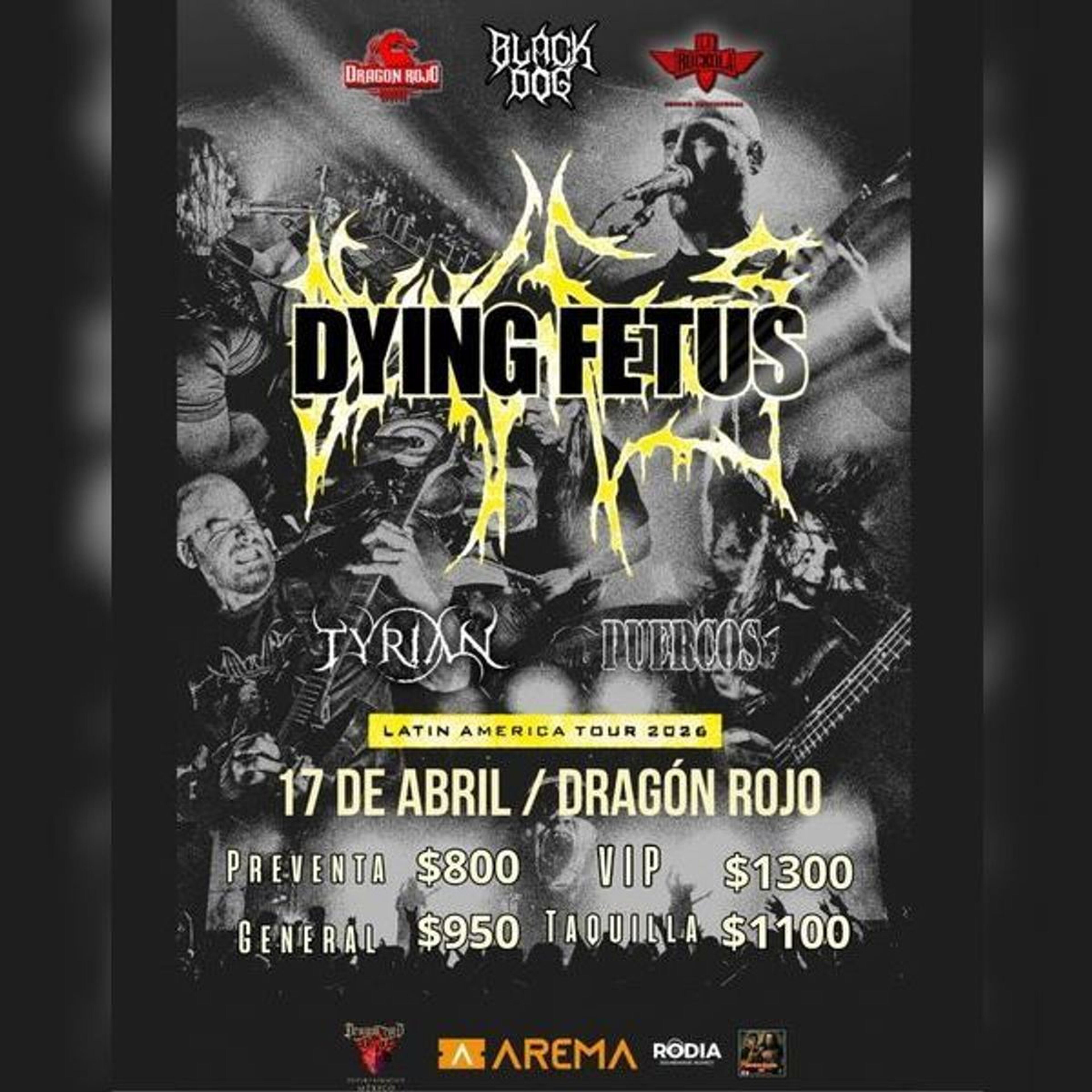 Imagen de portada para el evento: Dying Fetus en Tijuana