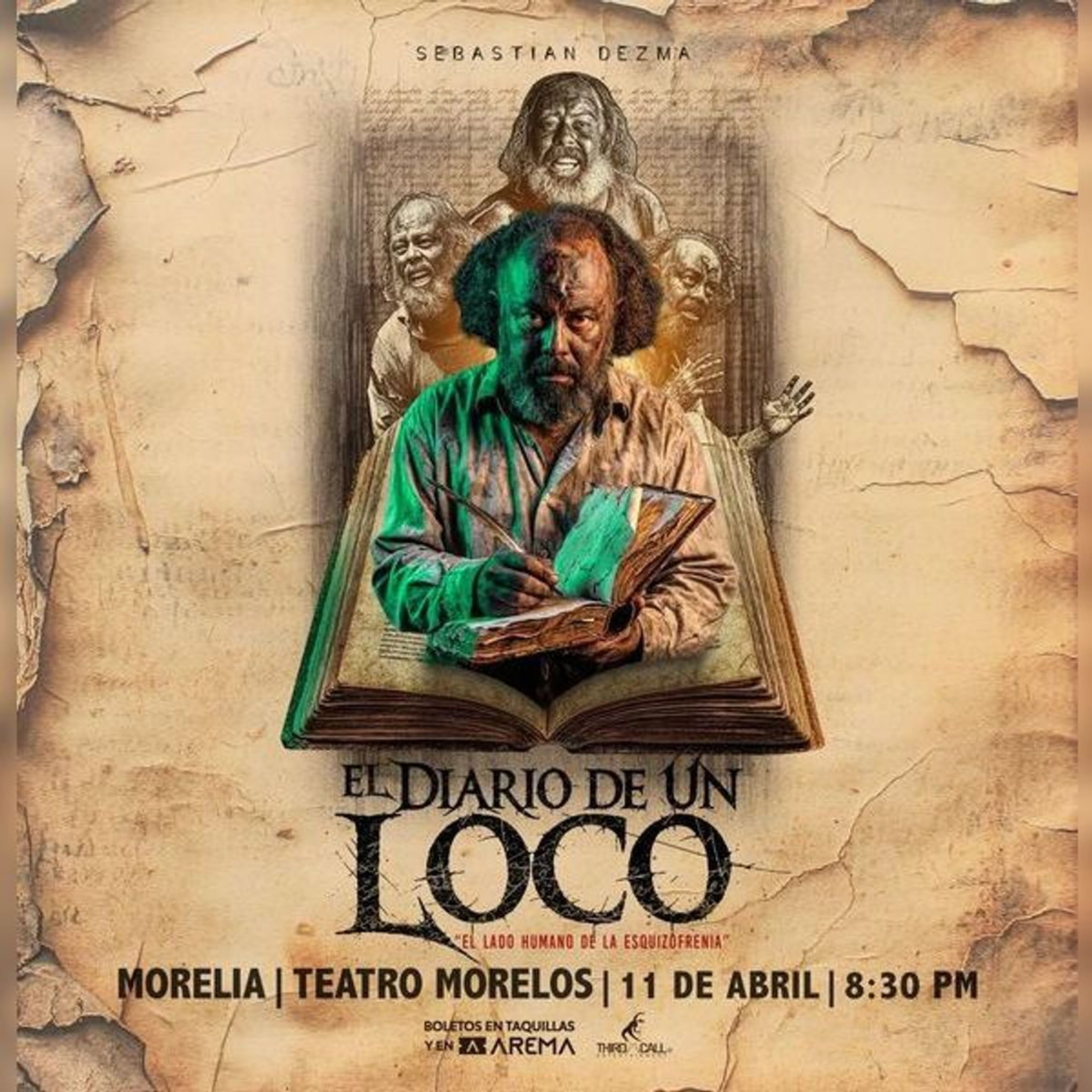 Imagen de portada para el evento: El Diario de un Loco en Morelia