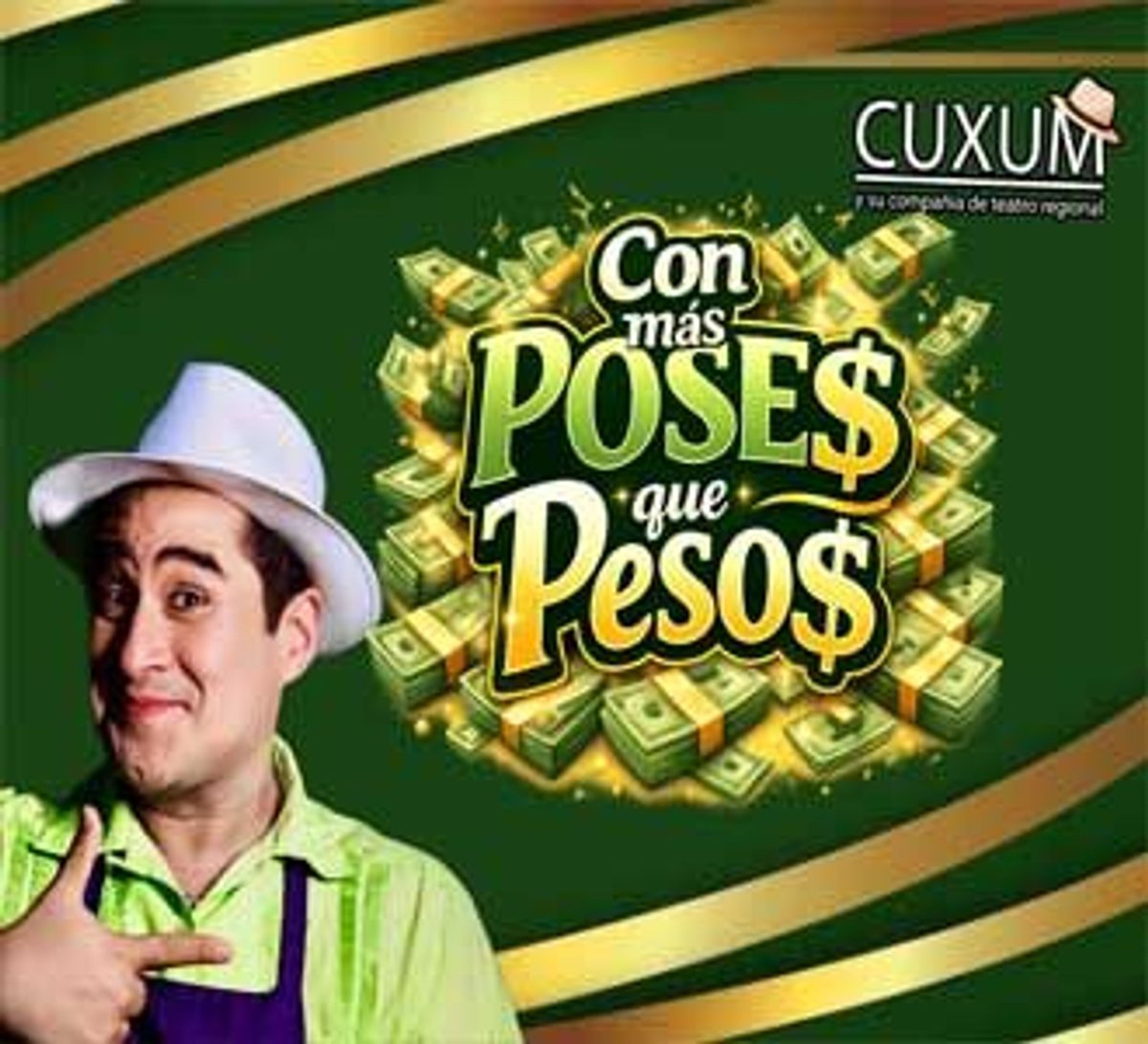 Imagen de portada para el evento: Cuxum presenta: "Con más poses que pesos" - Mérida - 28 de marzo