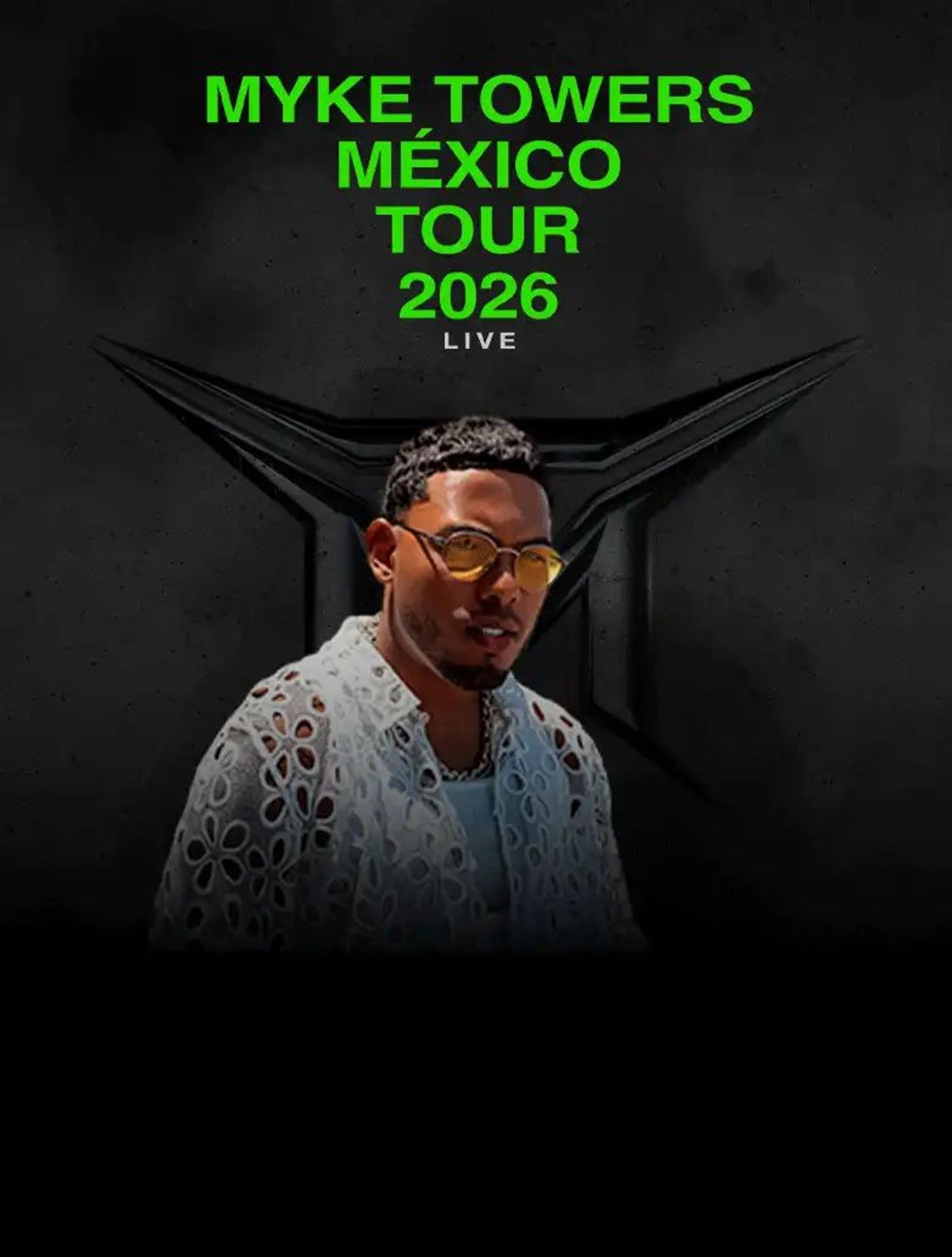 Imagen de portada para el evento: MYKE TOWERS GIRA MÉXICO 2026