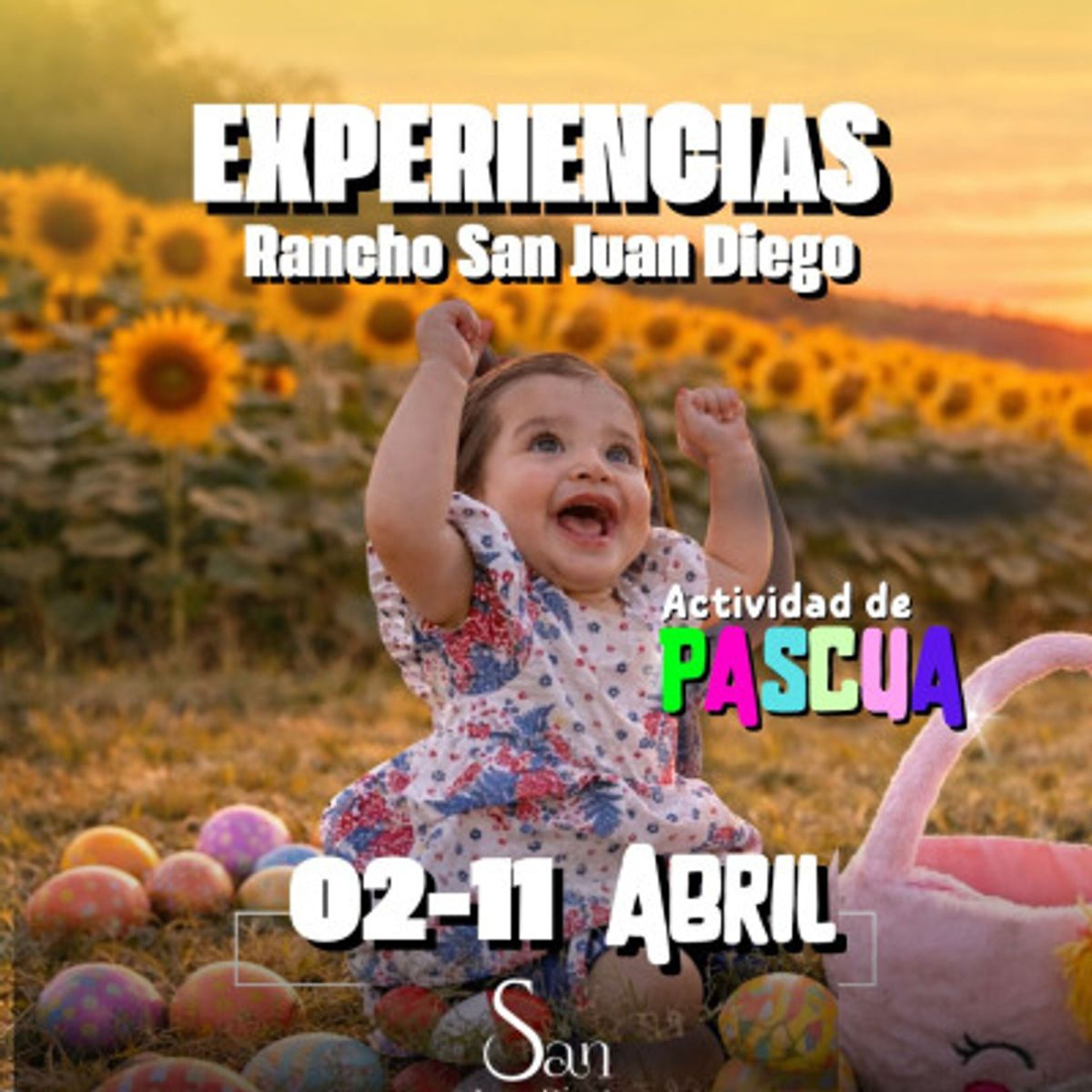 Imagen de portada para el evento: Rancho San Juan Diego Experiencias Pascua