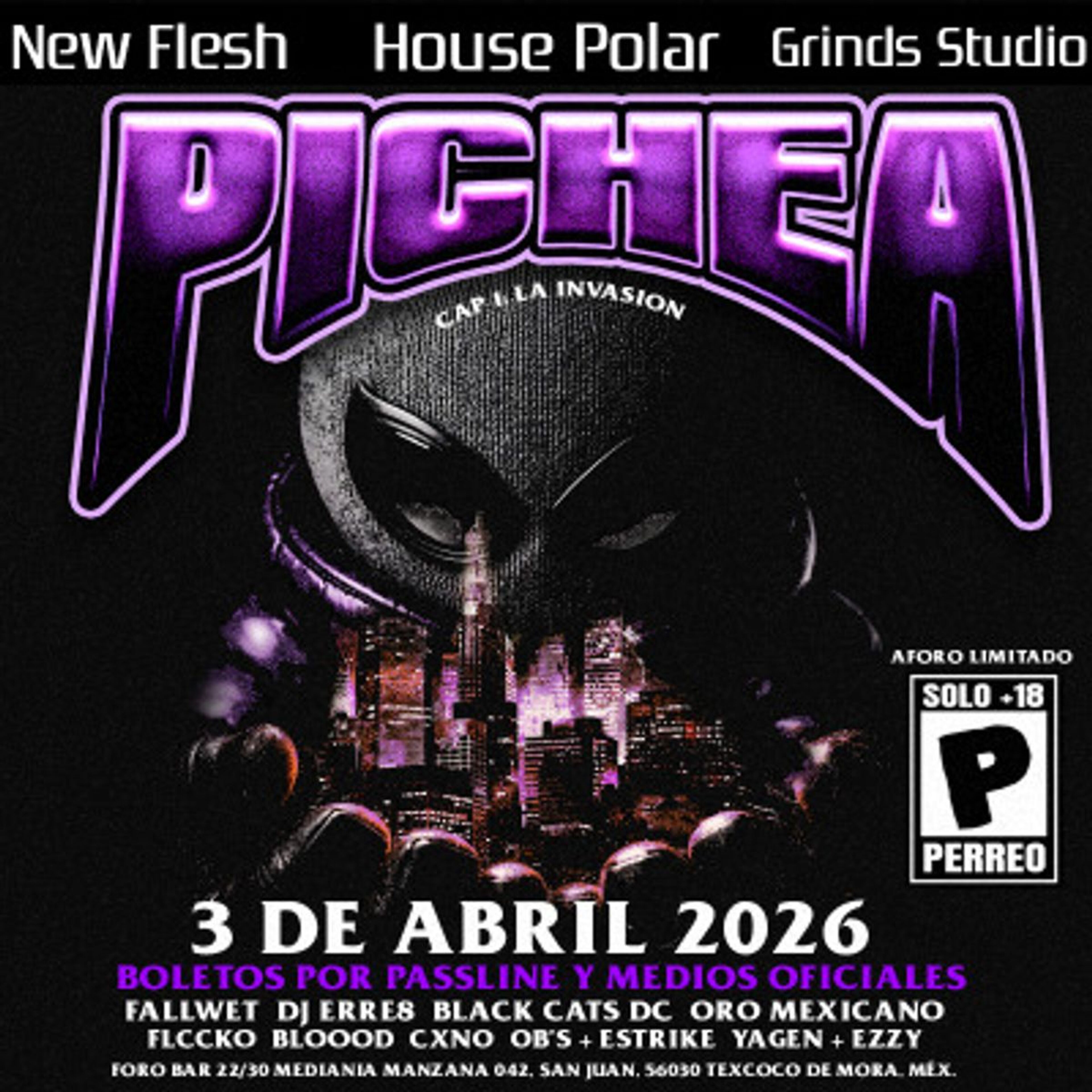 Imagen de portada para el evento: PICHEA (+18)