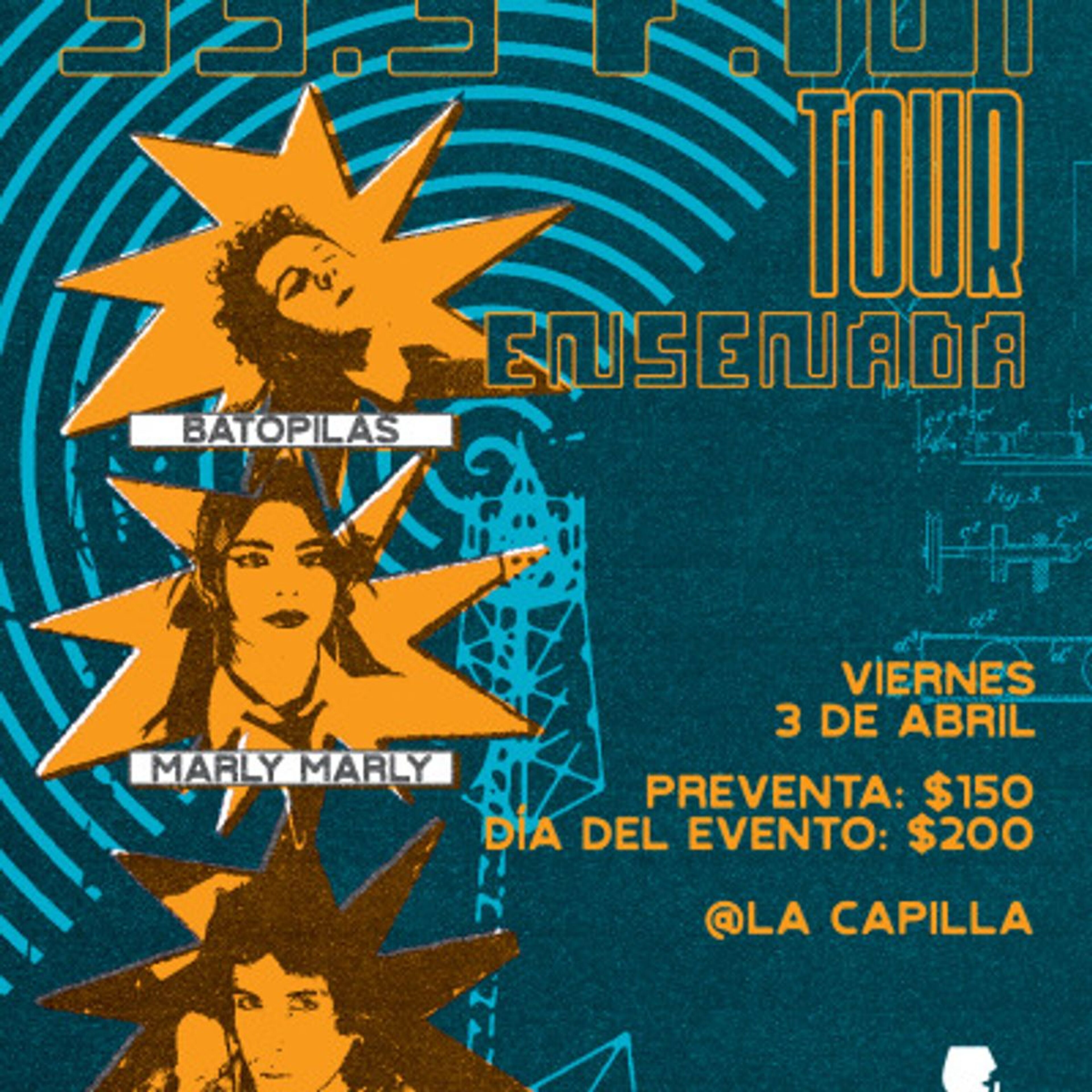 Imagen de portada para el evento: 33.3 FM TOUR (Ensenada) (+18)