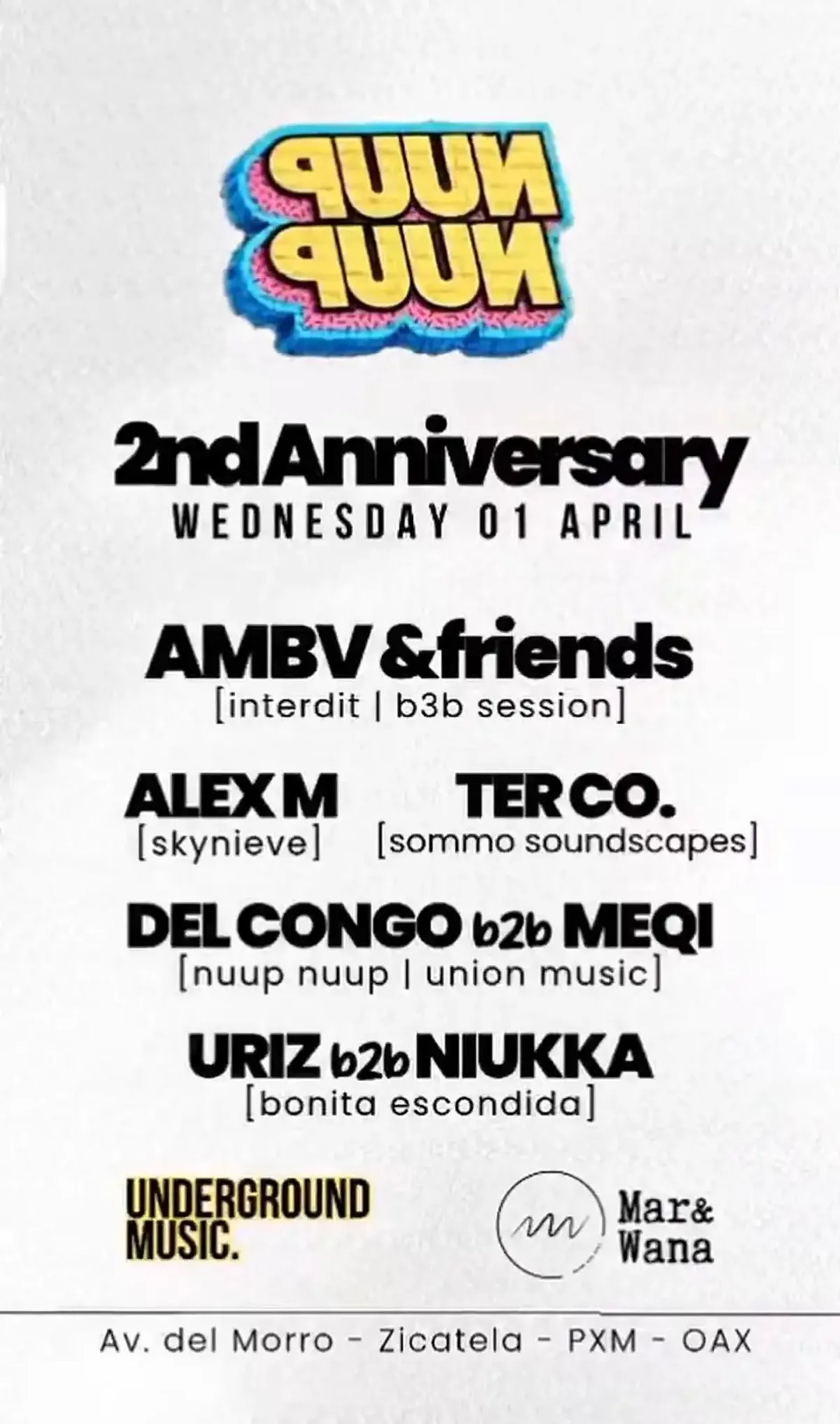 Imagen de portada para el evento: Nuup Nuup