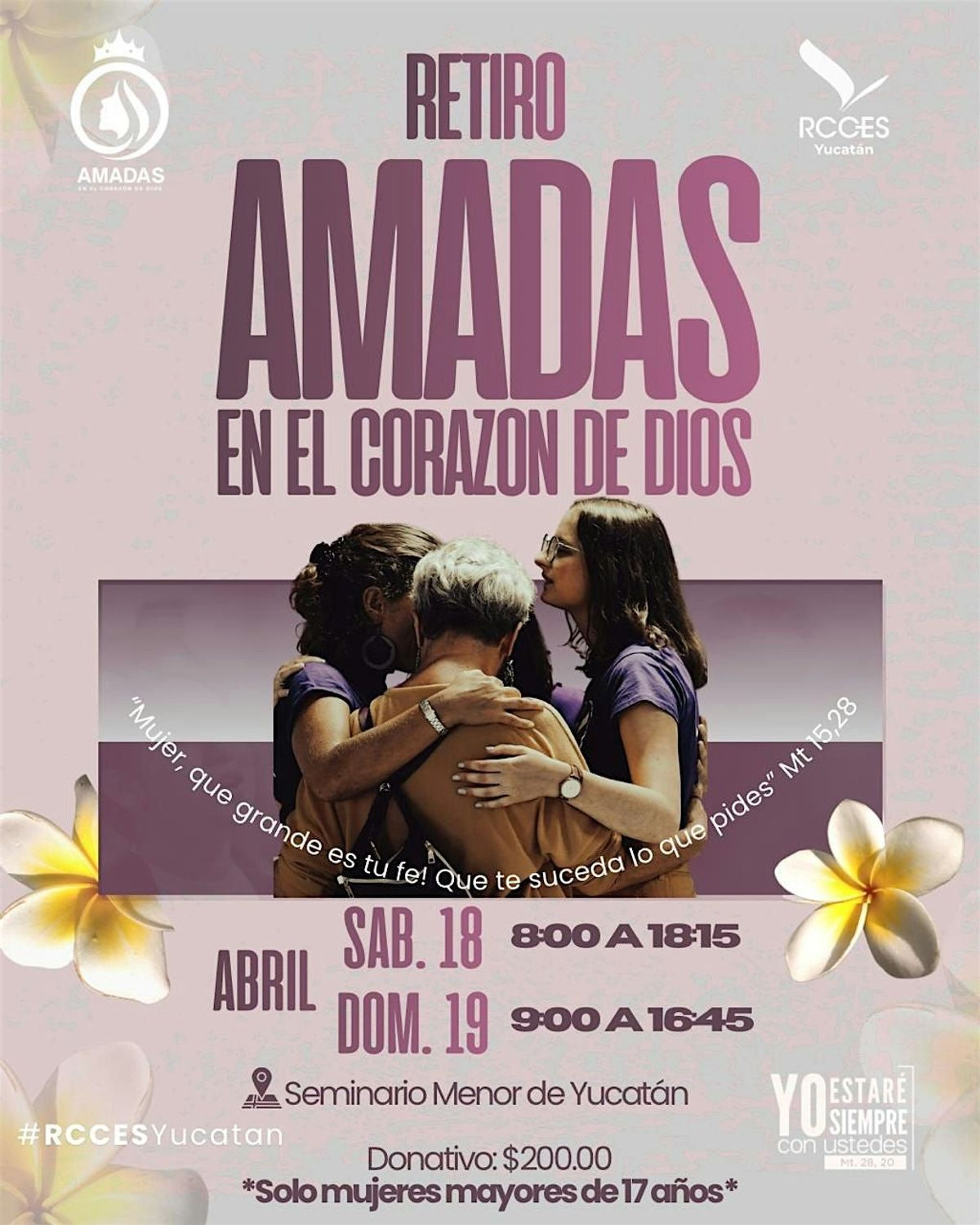Imagen de portada para el evento: Amadas En El Corazón De Dios