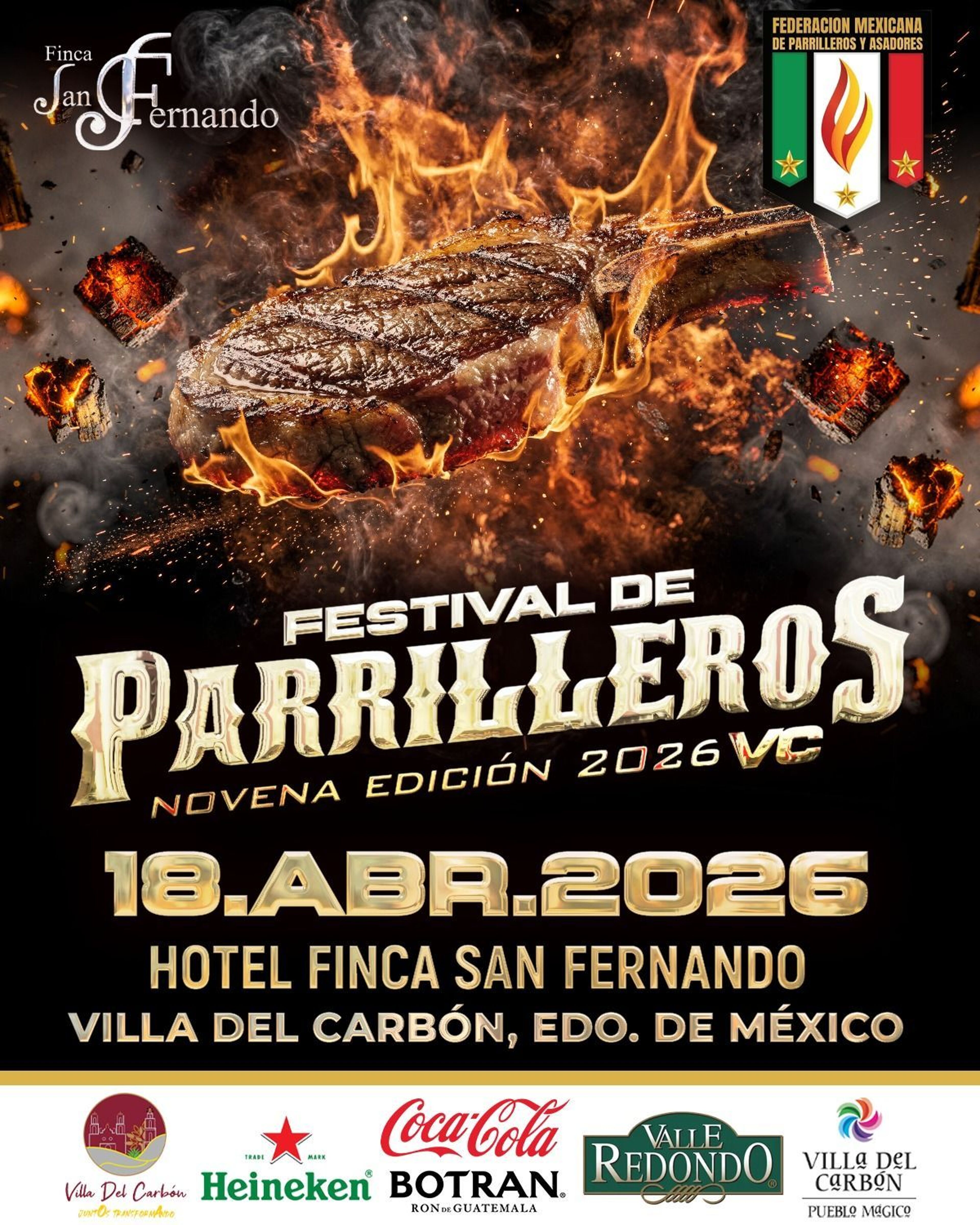 Imagen de portada para el evento: Noveno Festival de Parrilleros Villa del Carbon