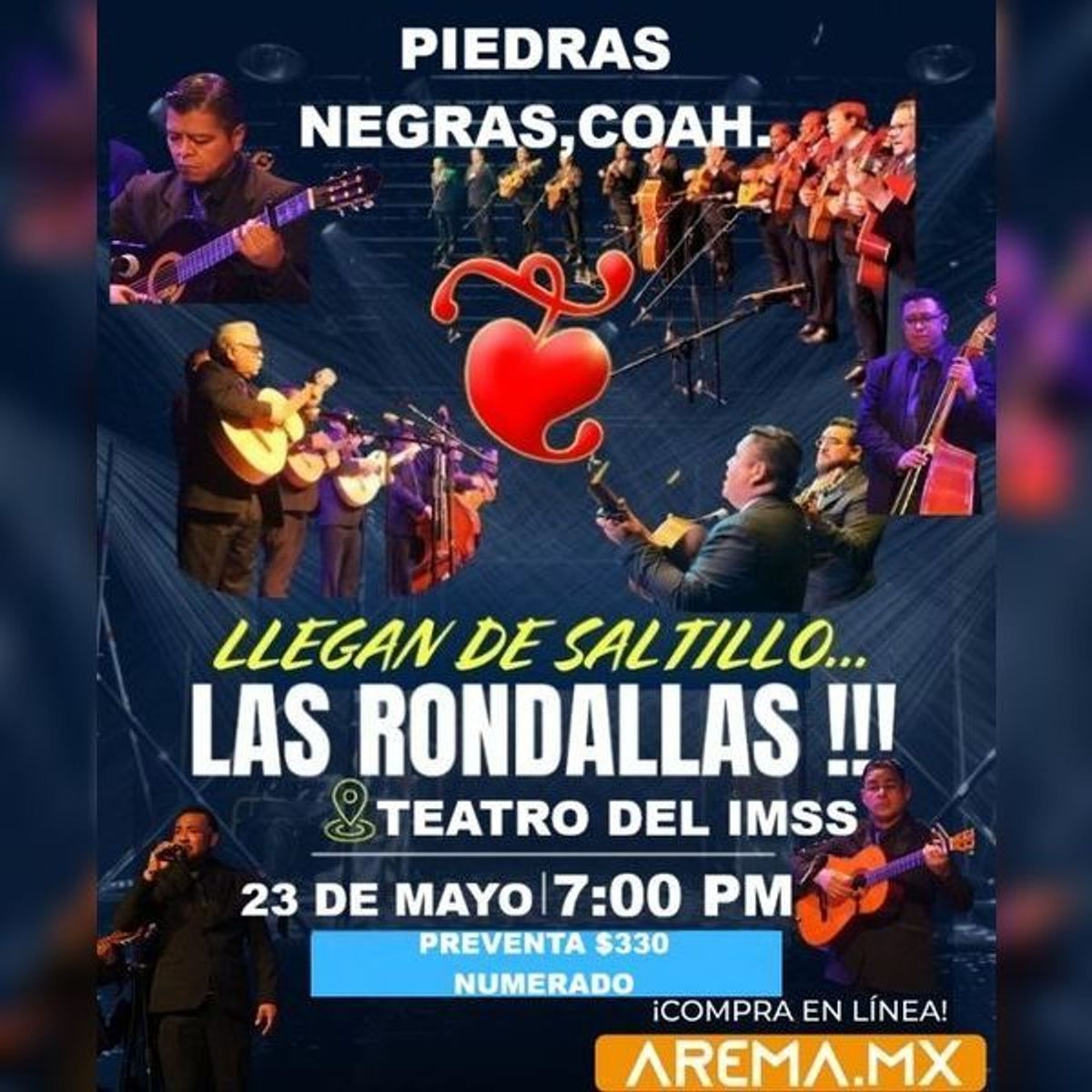 Imagen de portada para el evento: Llega de Saltillo La Rondalla a Piedras Negras