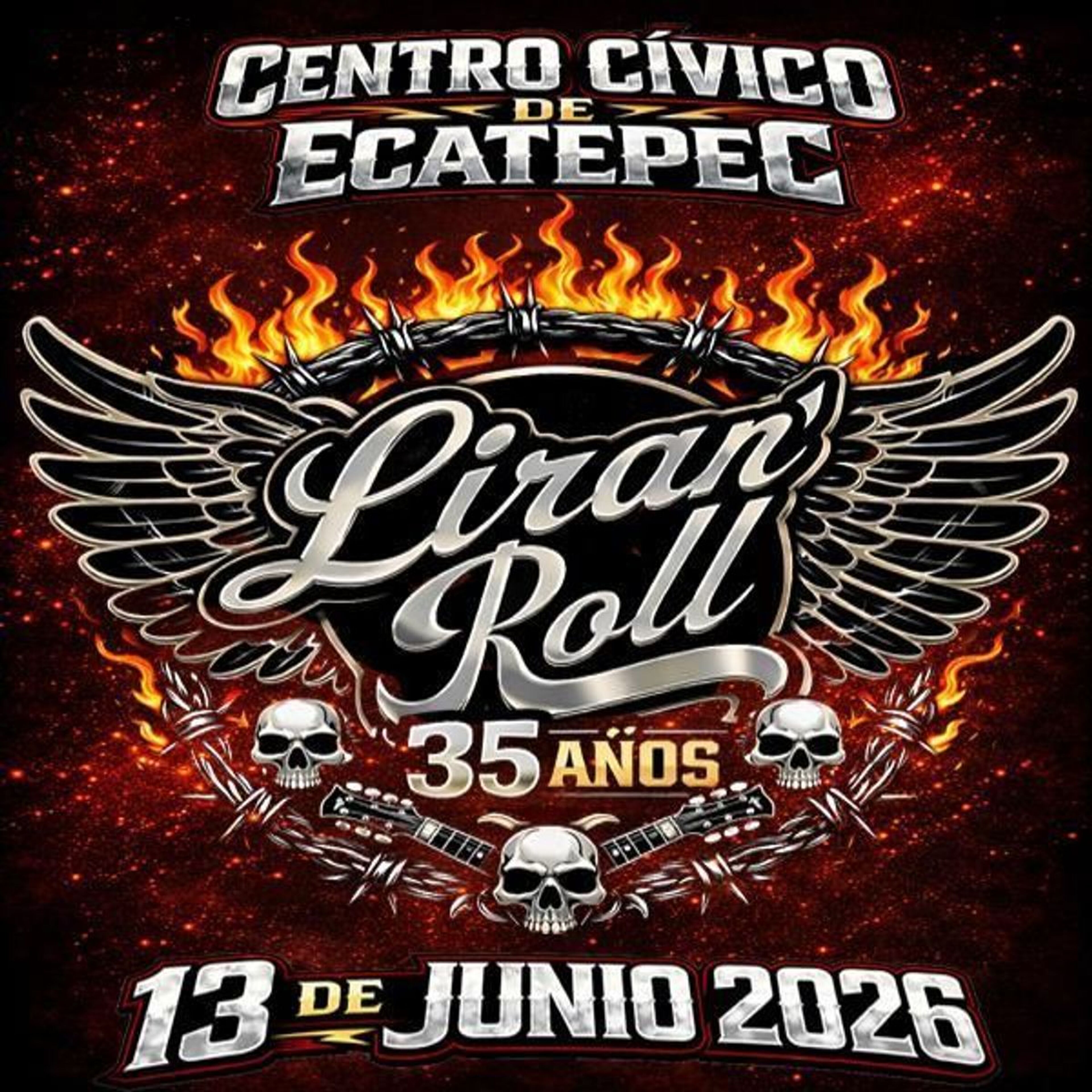 Imagen de portada para el evento: Liran Roll 35 Años (Del Barrio para el Barrio) en Ecatepec