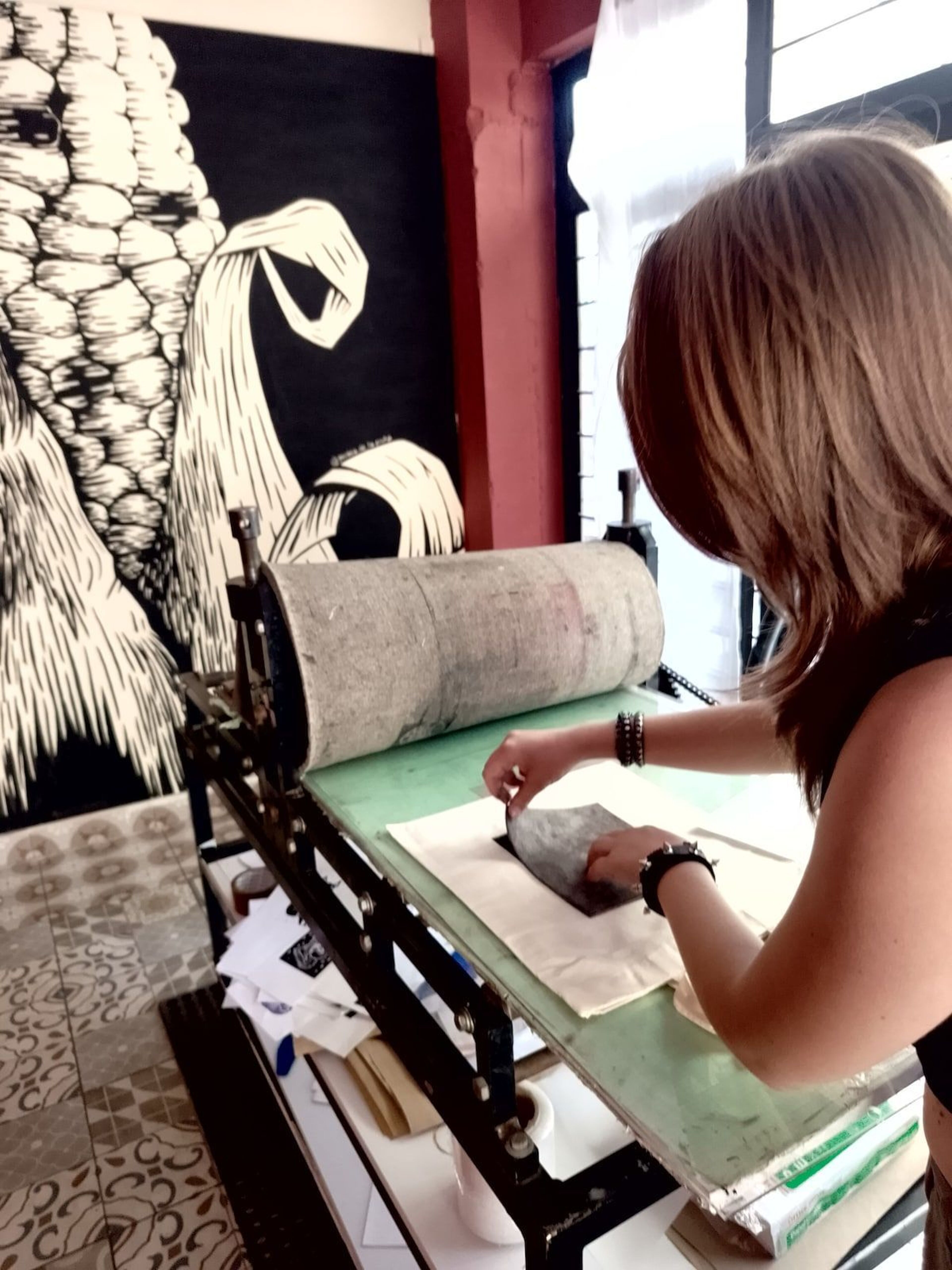 Imagen de portada para el evento: Crea tu propio grabado en un Taller de Tepoztlán