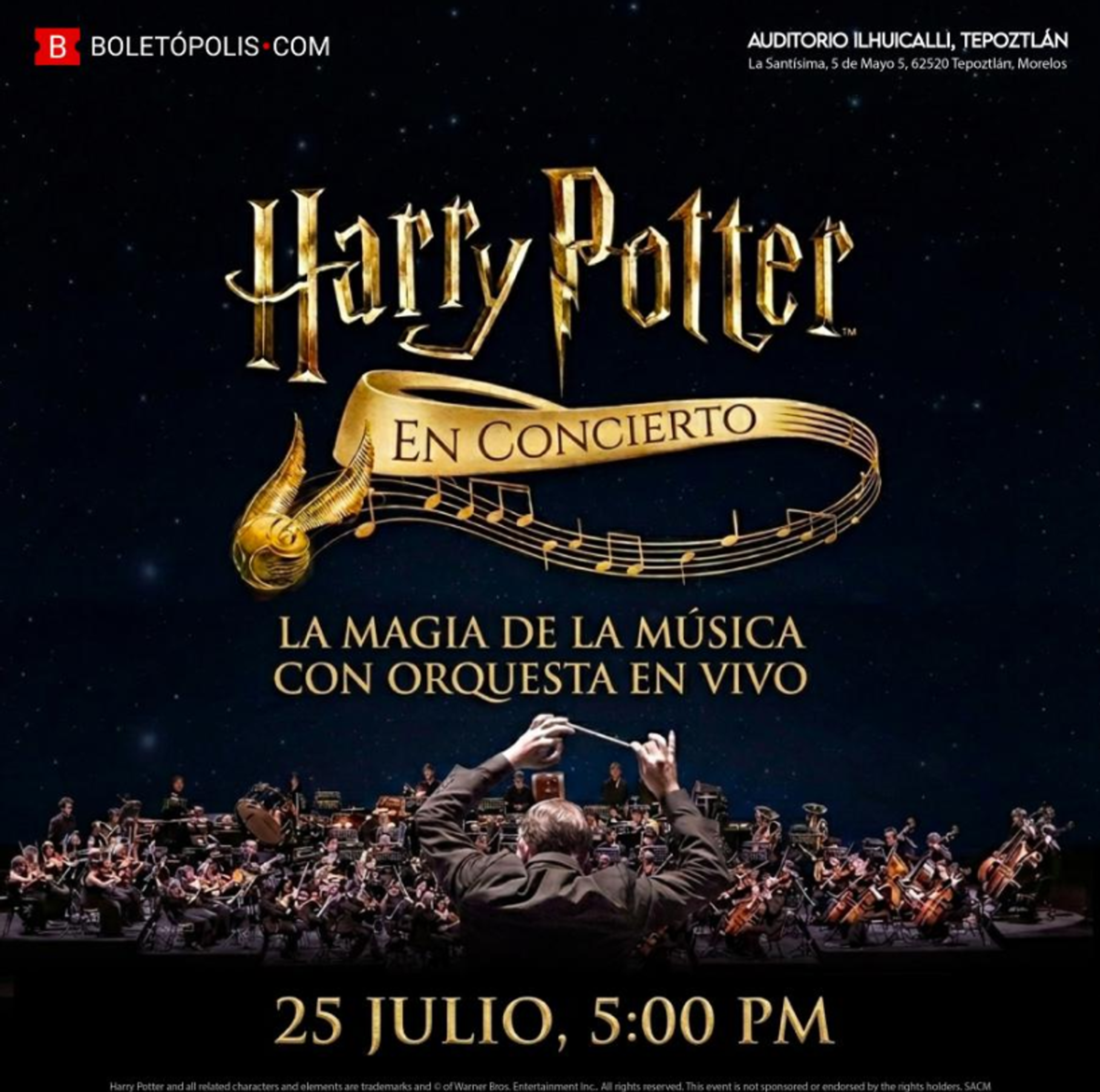 Imagen de portada para el evento: Harry Potter EN CONCIERTO