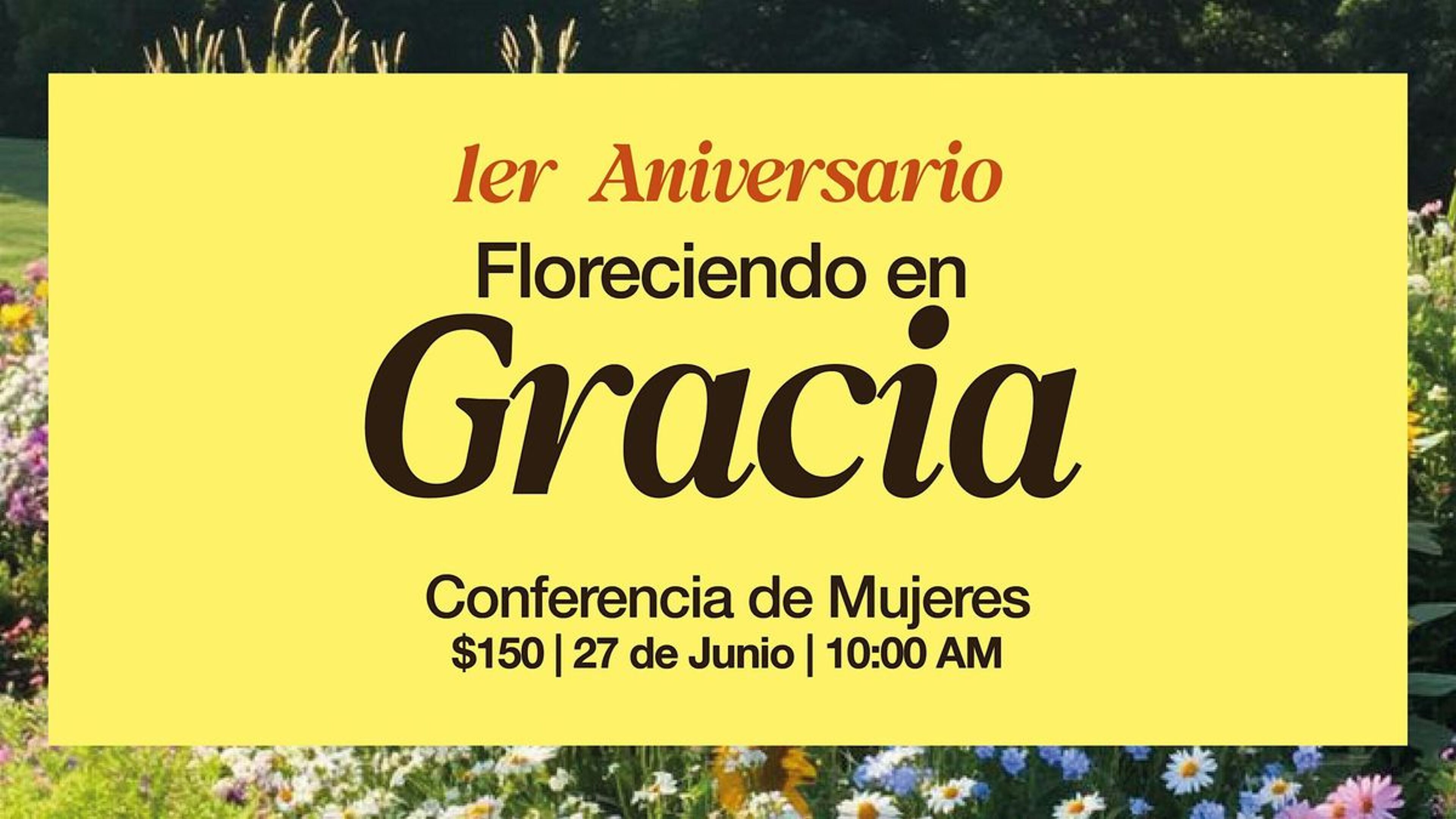 Imagen de portada para el evento: Floreciendo en Gracia