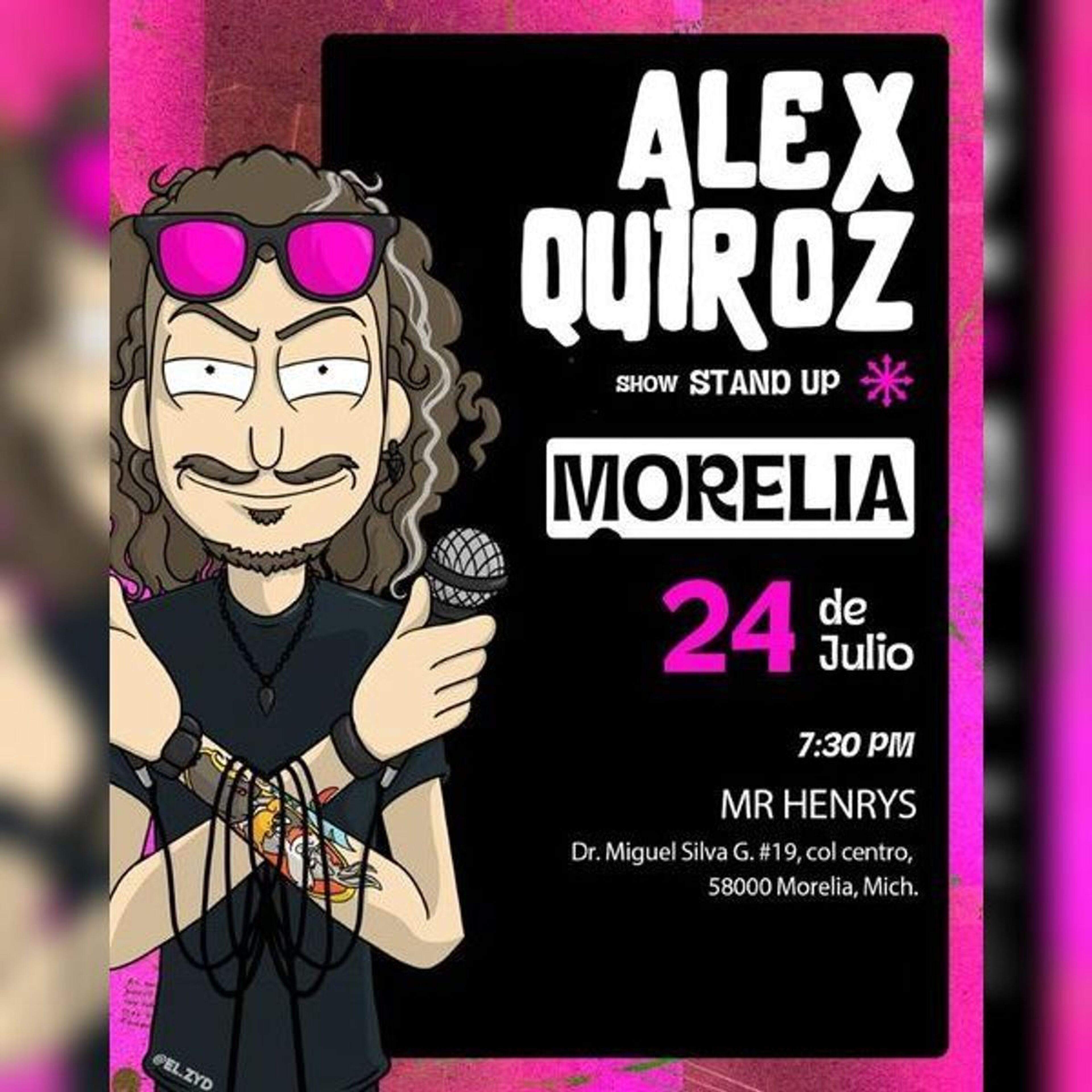 Alex Quiroz en Morelia