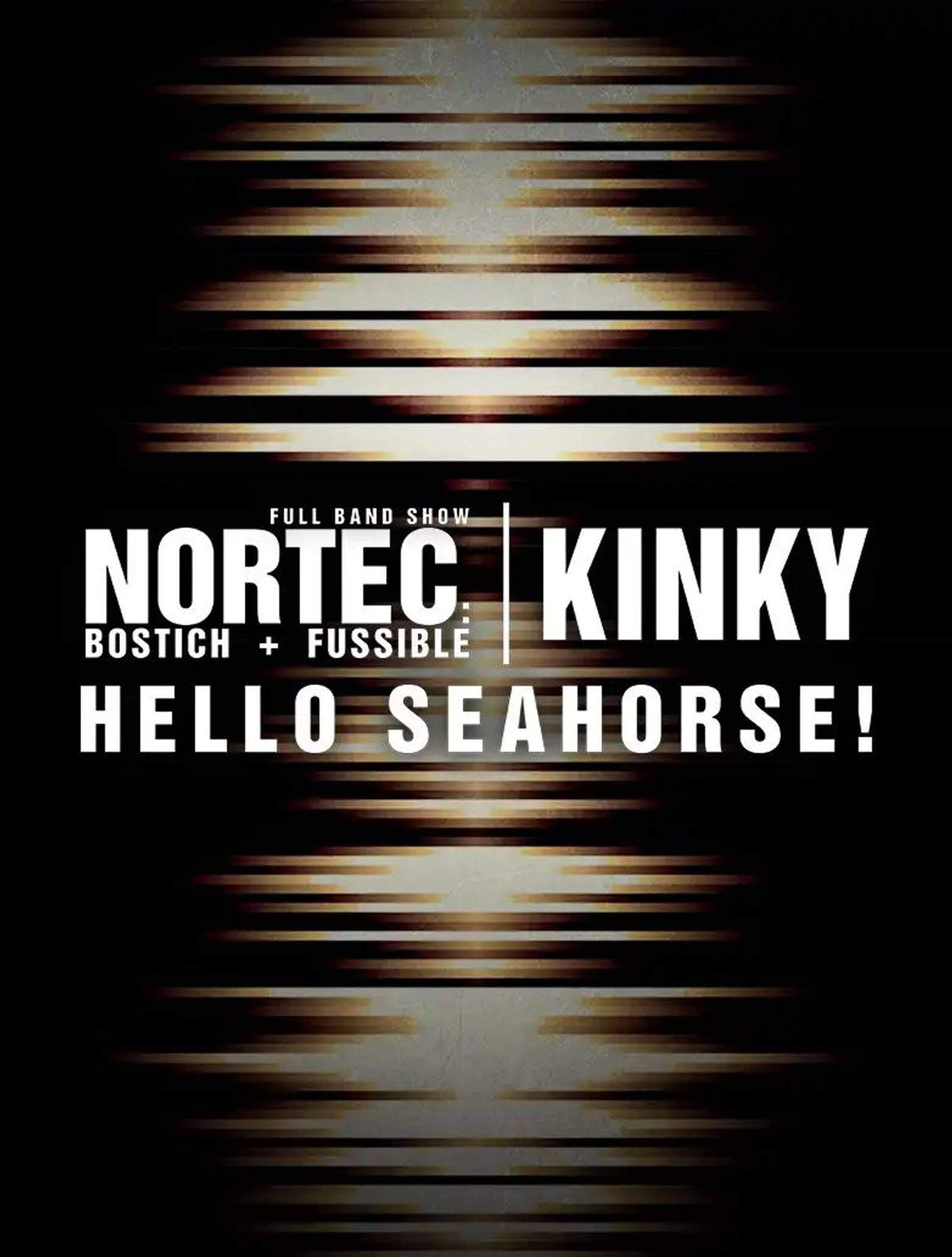 NORTEC BOSTICH+ FUSSIBLE, KINKY, HELLO SEAHORSE