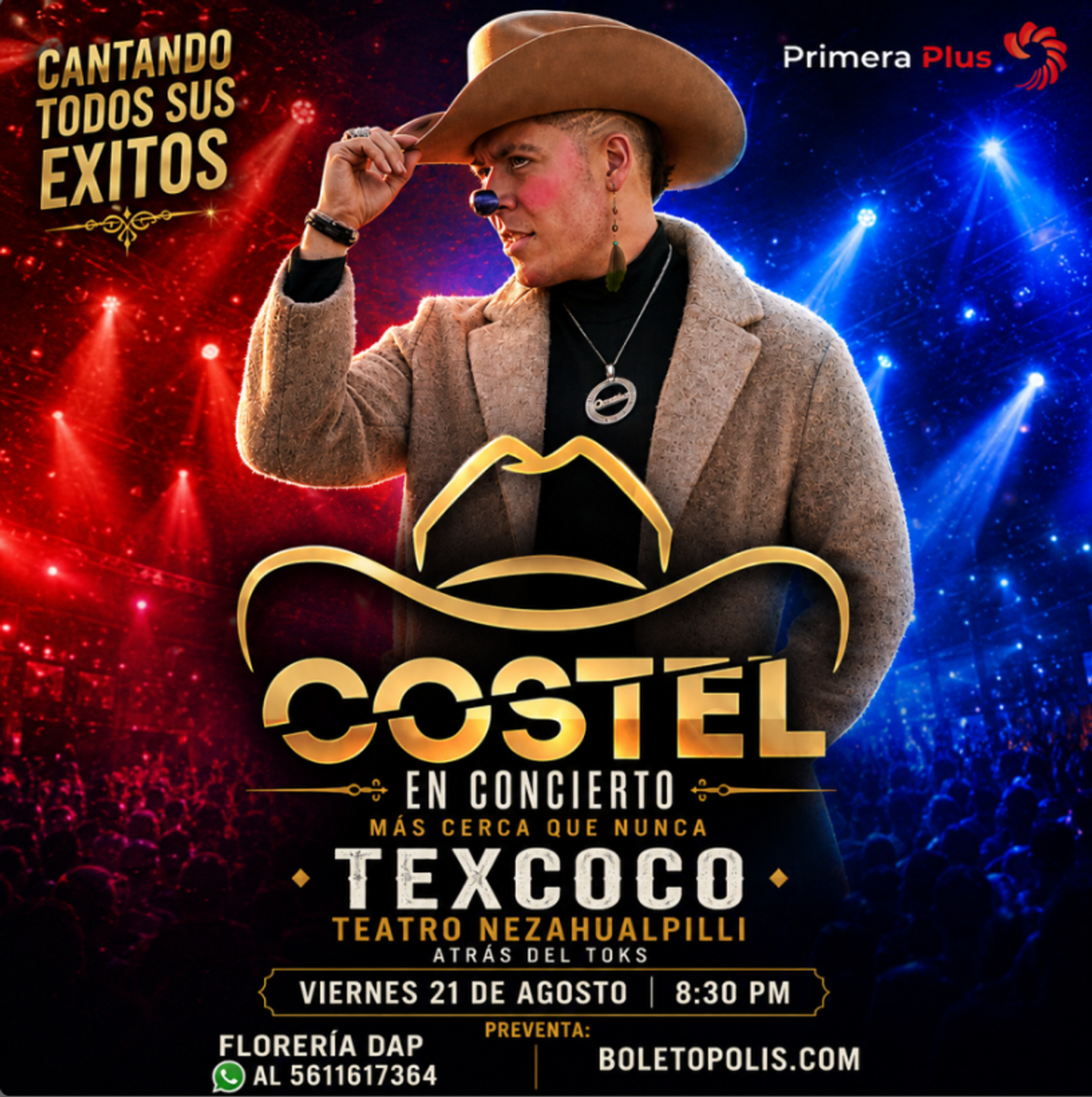 COSTEL EN CONCIERTO TEXCOCO