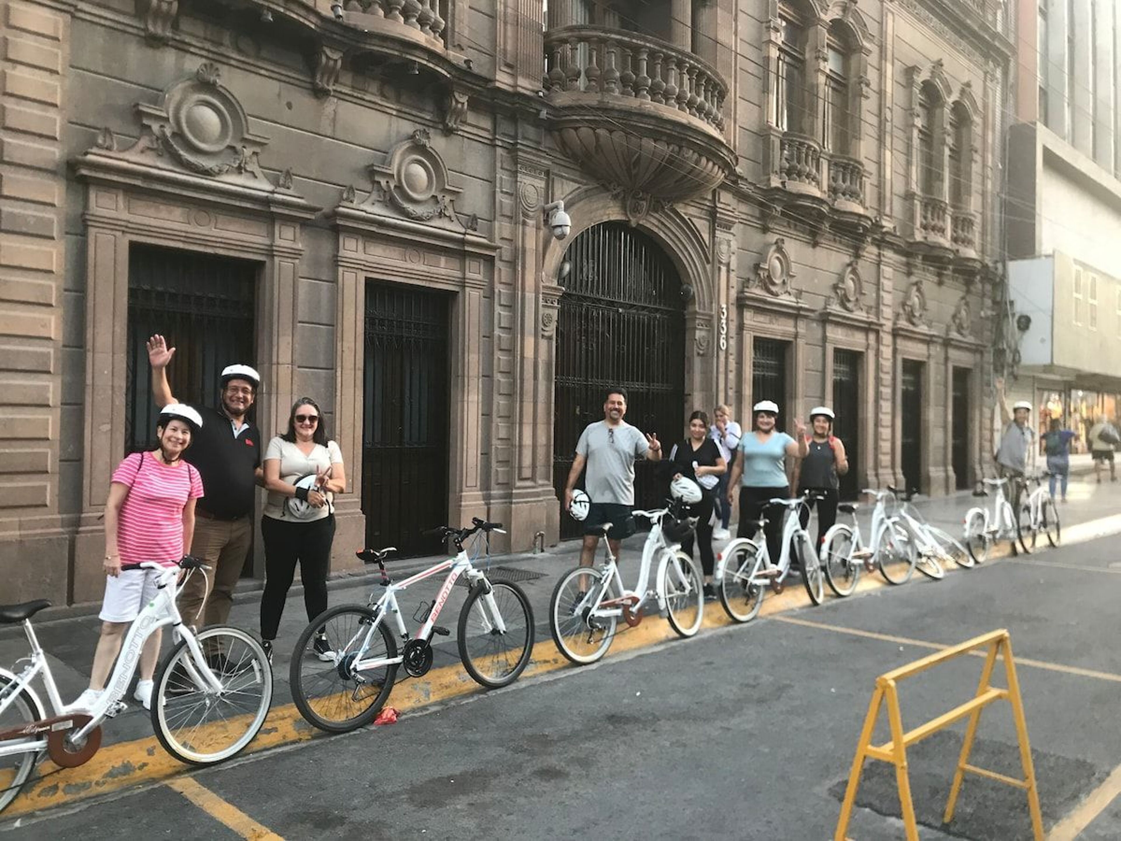 Paseo en bicicleta en los barrios