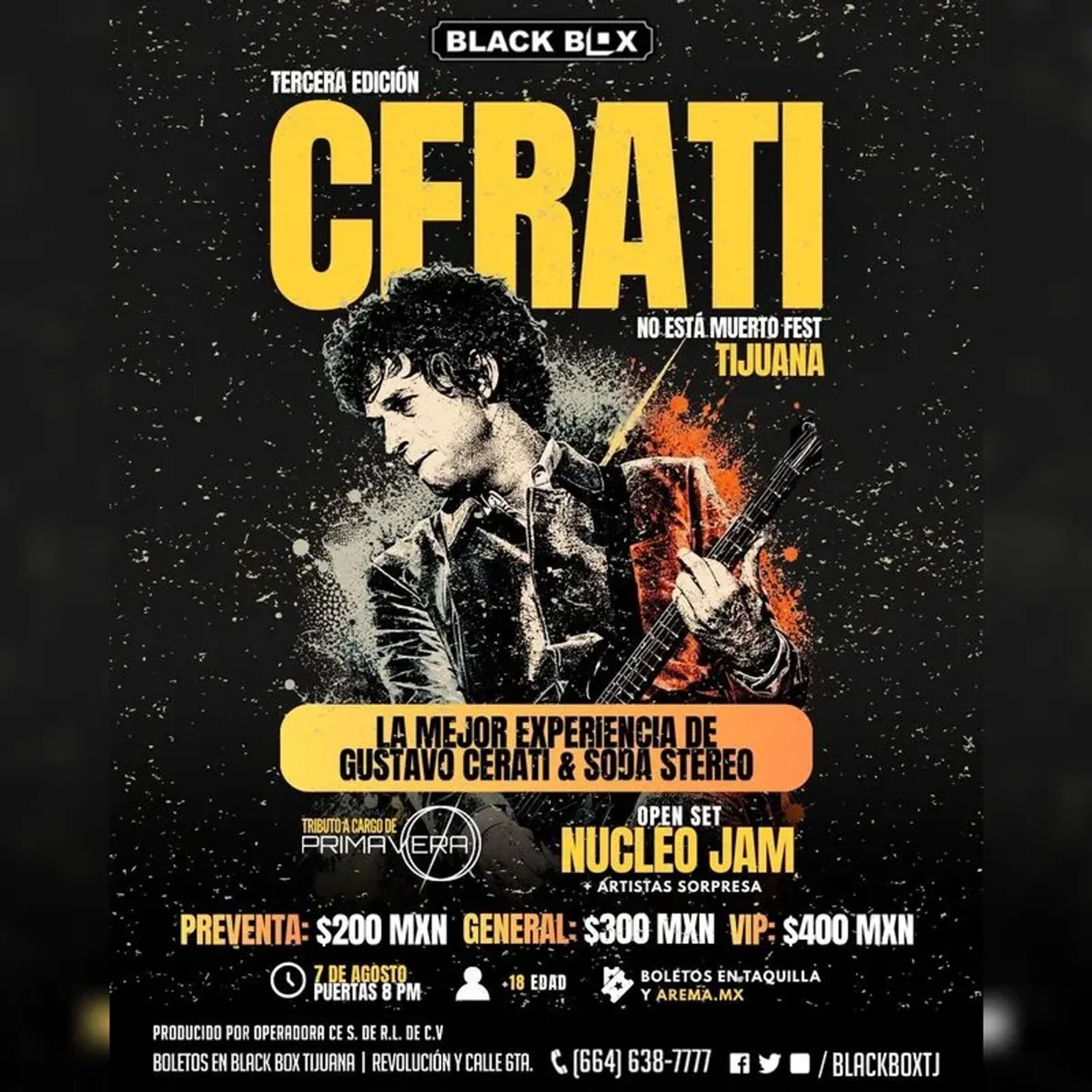 Cerati no está Muerto Fest en Tijuana