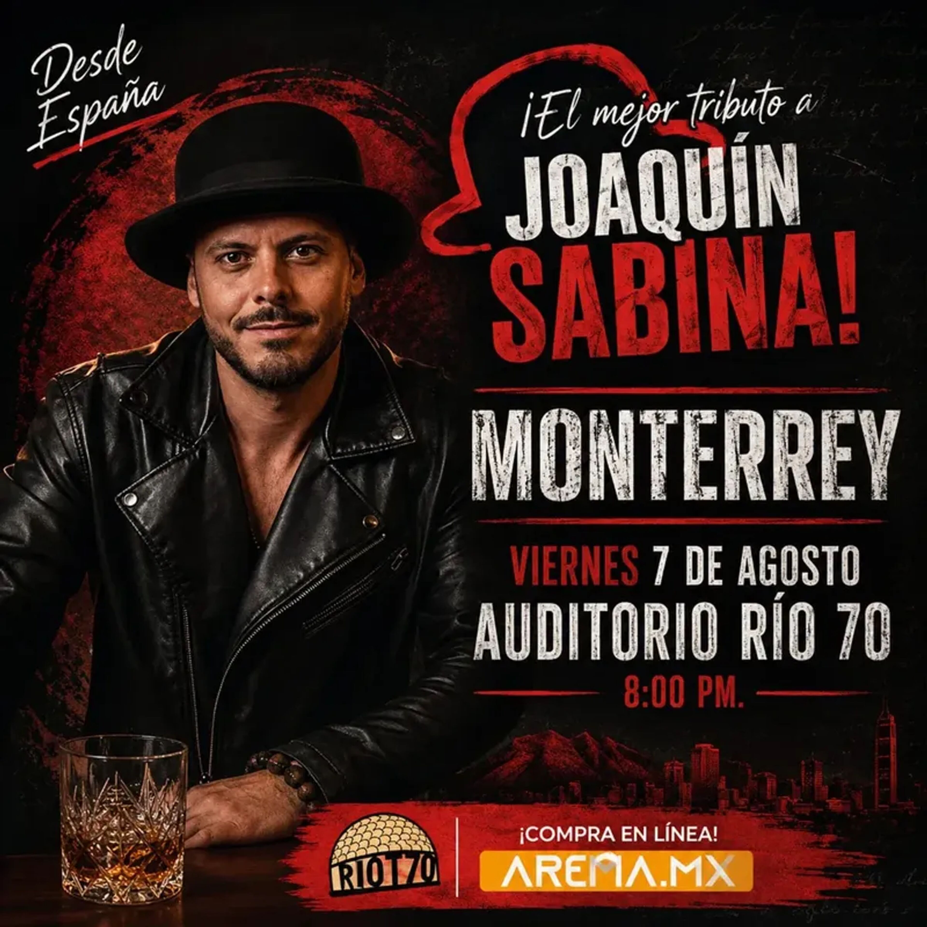 El Mejor Tributo a Joaquín Sabina en Monterrey