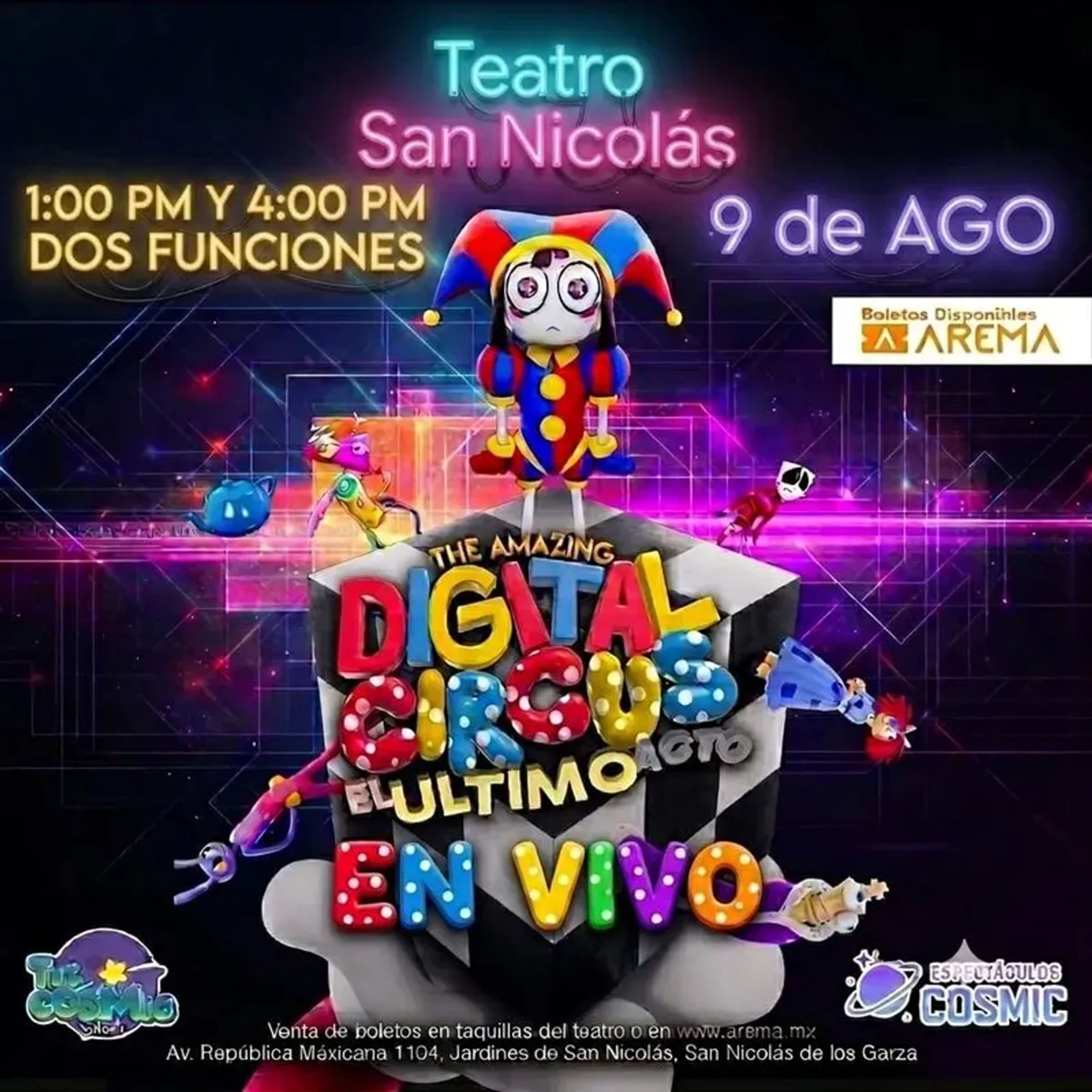The Amazing Digital Circus El Ultimo Acto en San Nicolás