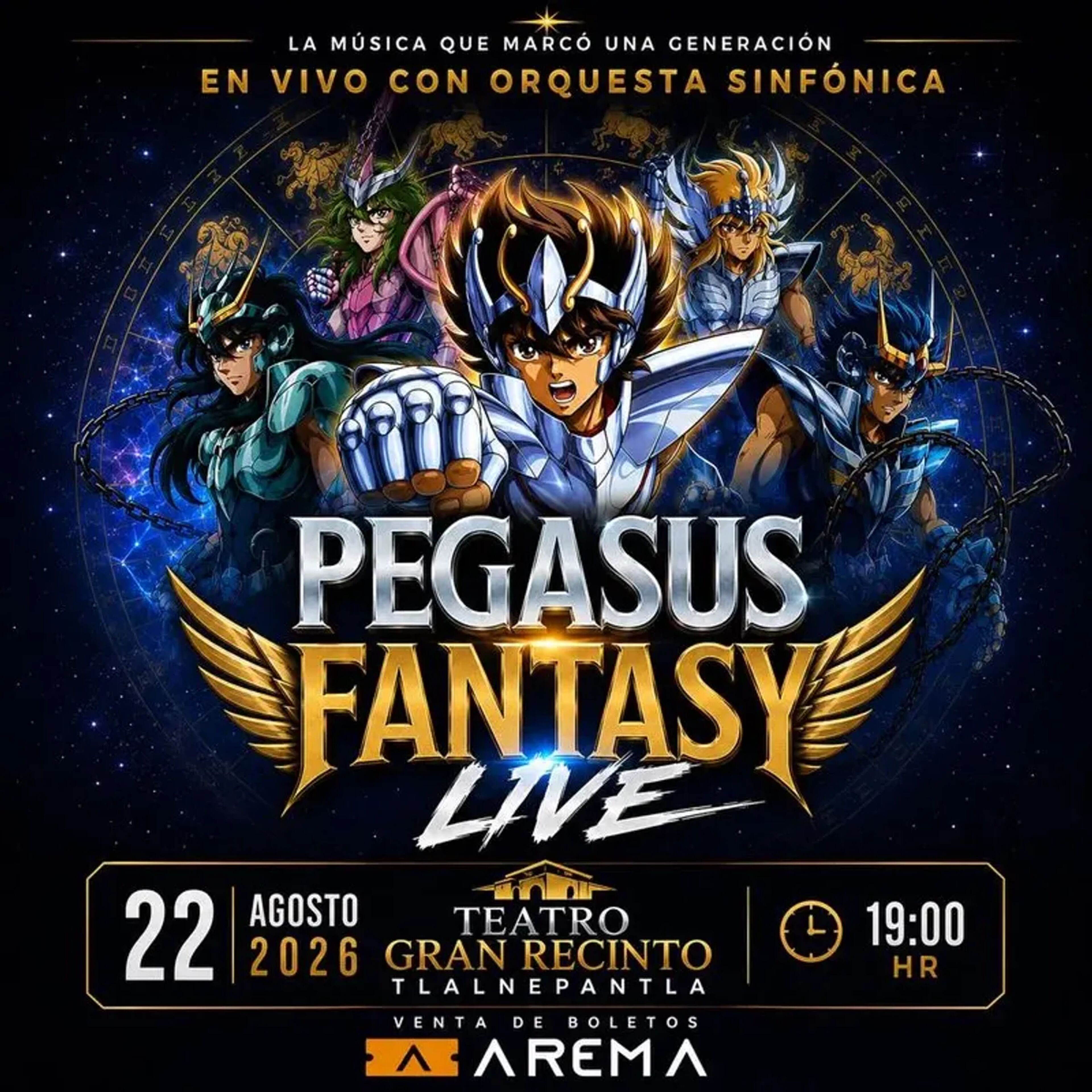 Pegasus Fantasy Live en Tlalnepantla