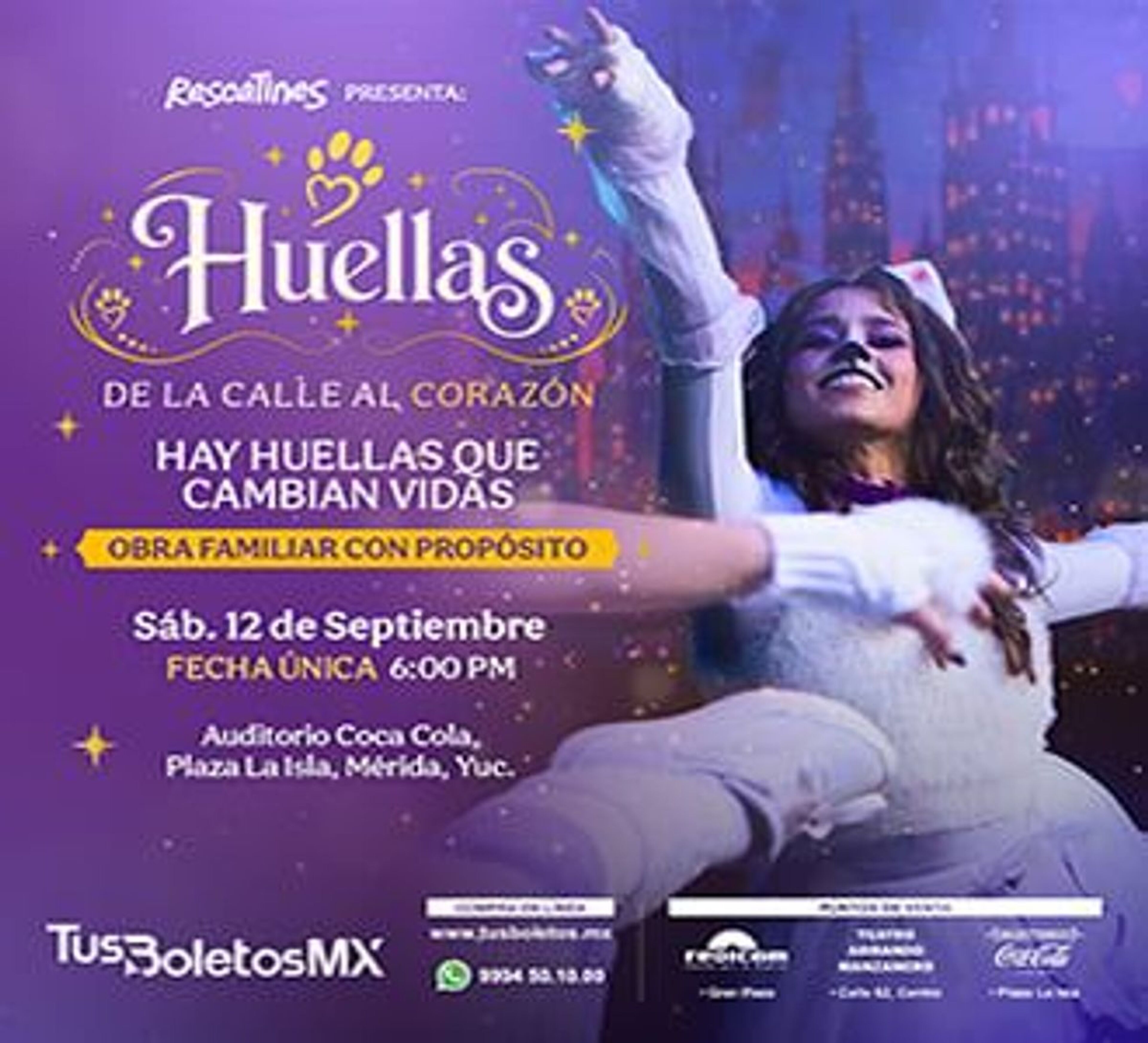 Rescatines presenta: "Huellas el Musical" - Mérida