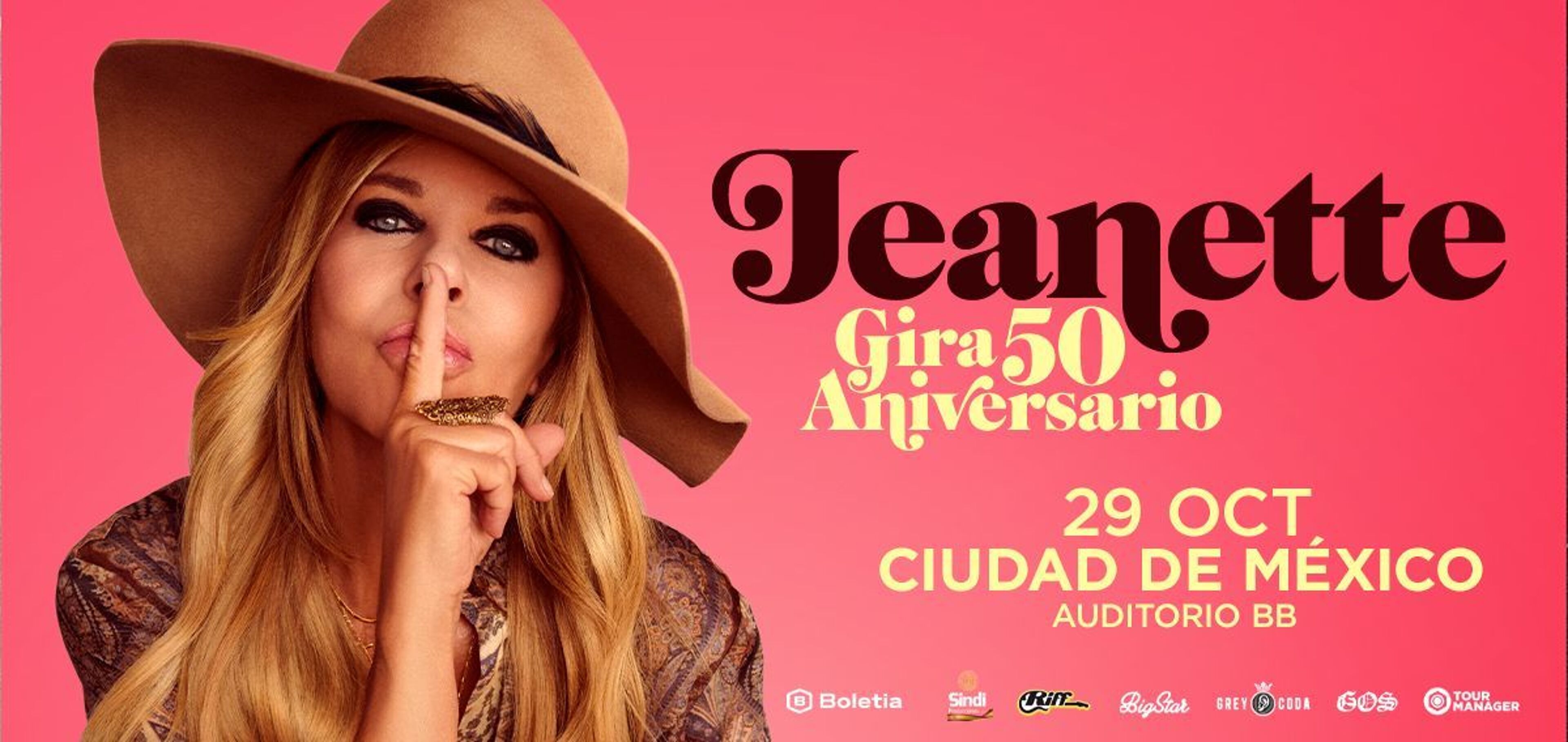 JEANETTE - GIRA 50 ANIVERSARIO