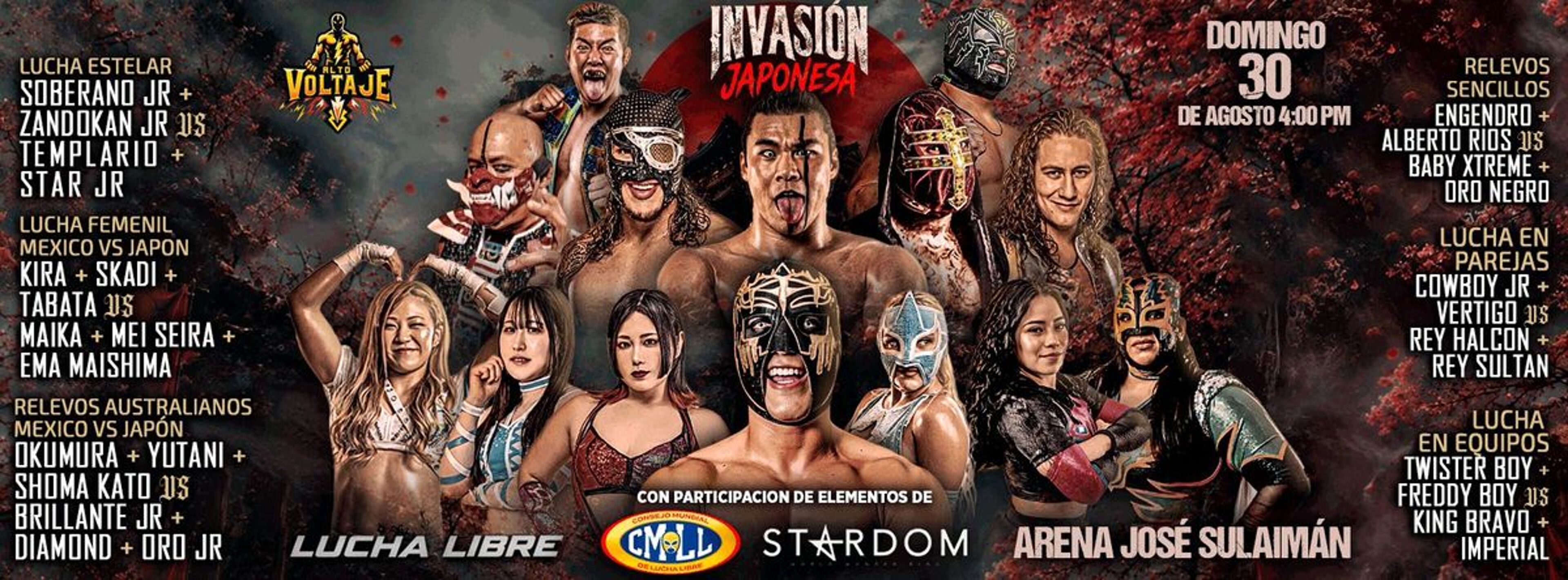 Invasión Japonesa - Lucha Libre Alto Voltaje