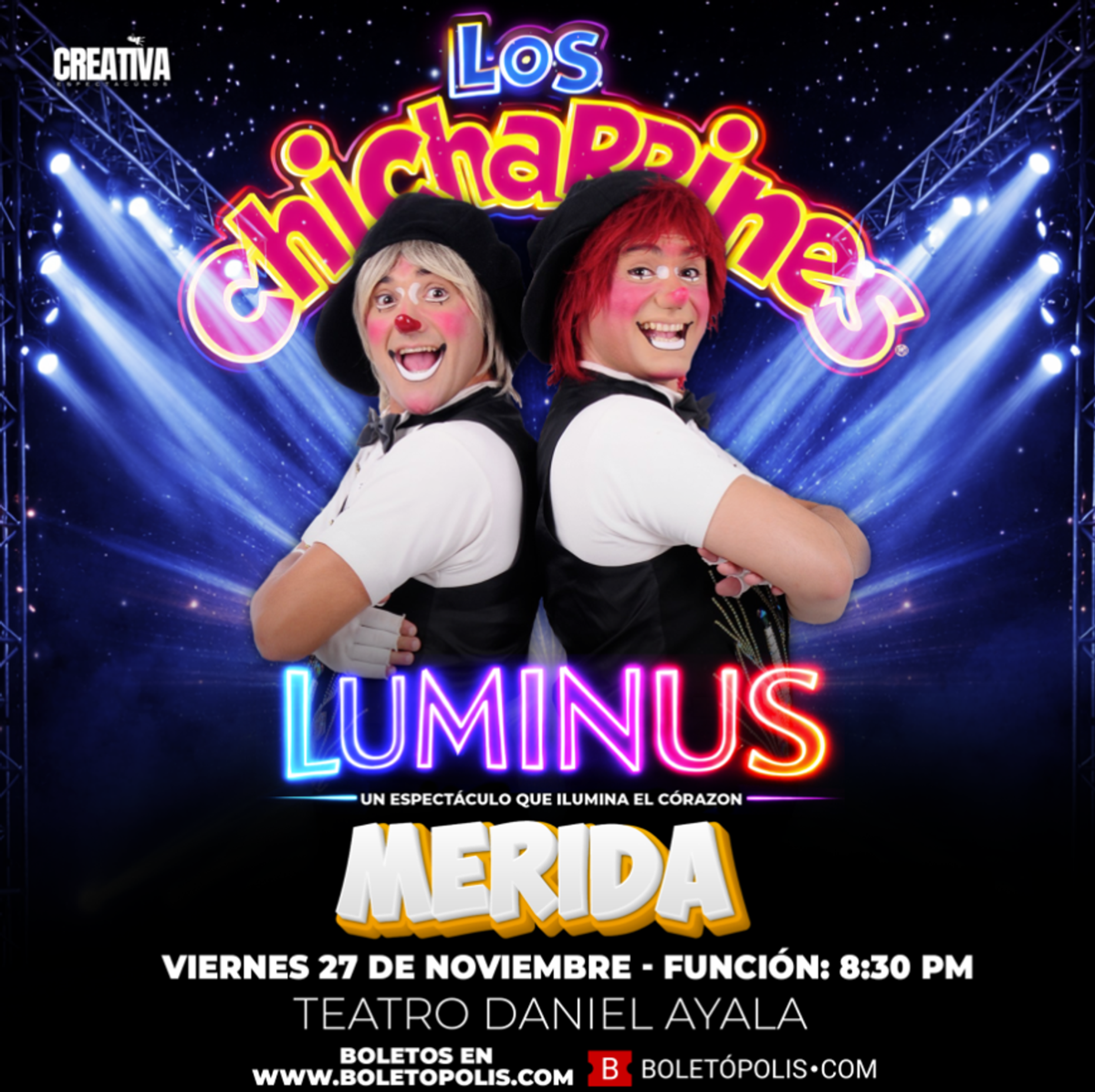 Los Chicharrines en Merida - Función 8:30 pm
