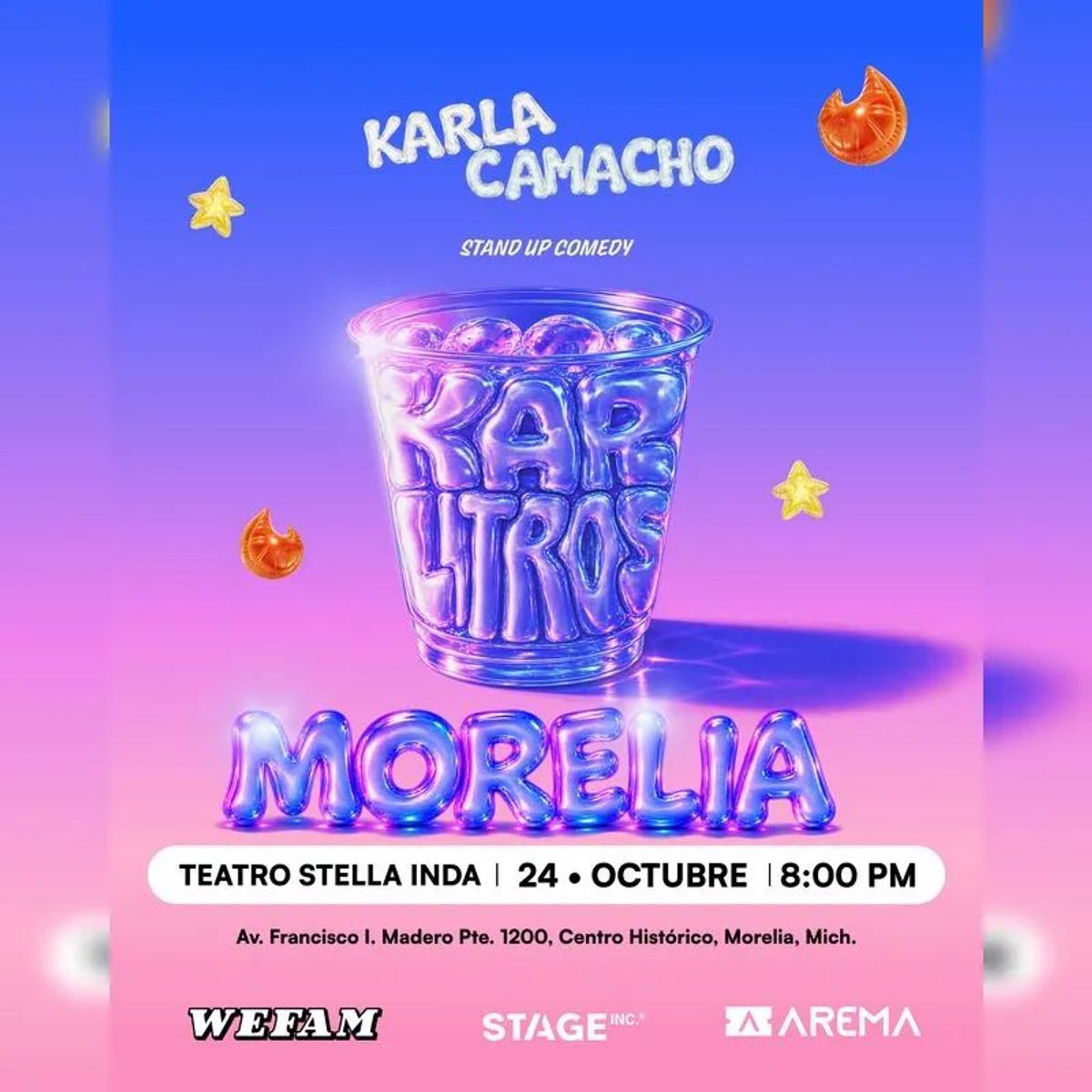 Karla Camacho “Karlitros” en Morelia