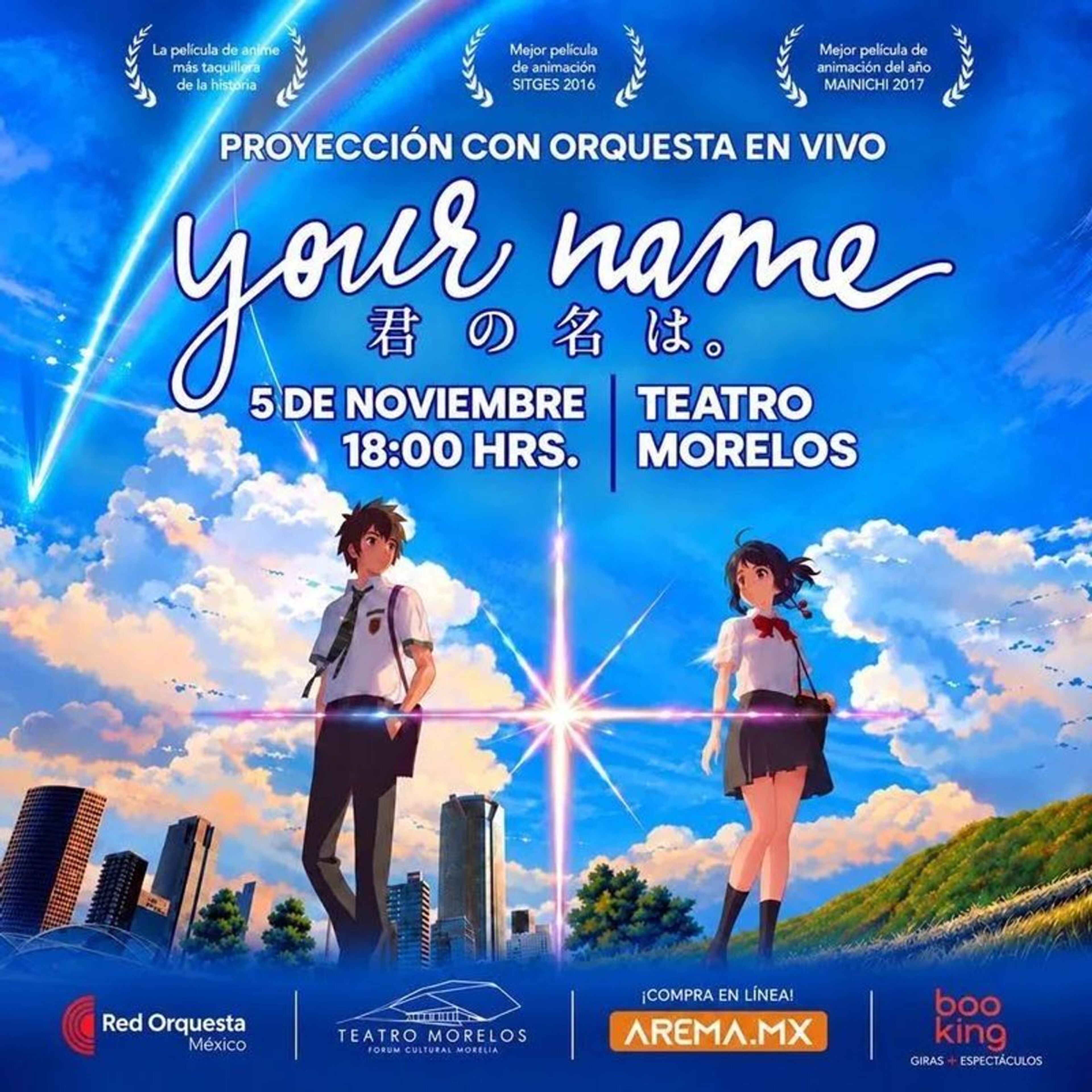 Your Name Sinfónico en Morelia