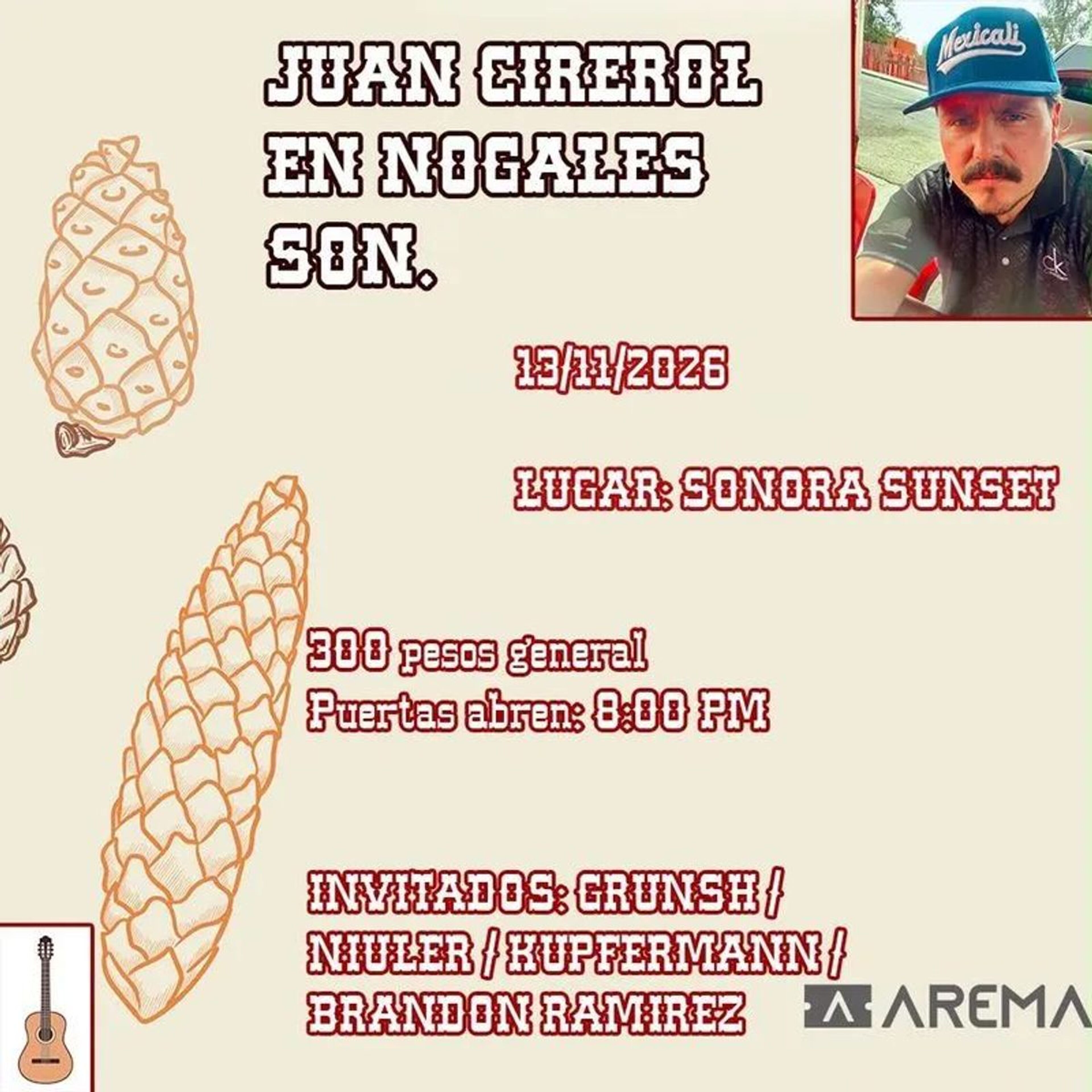 Juan Cirerol en Nogales