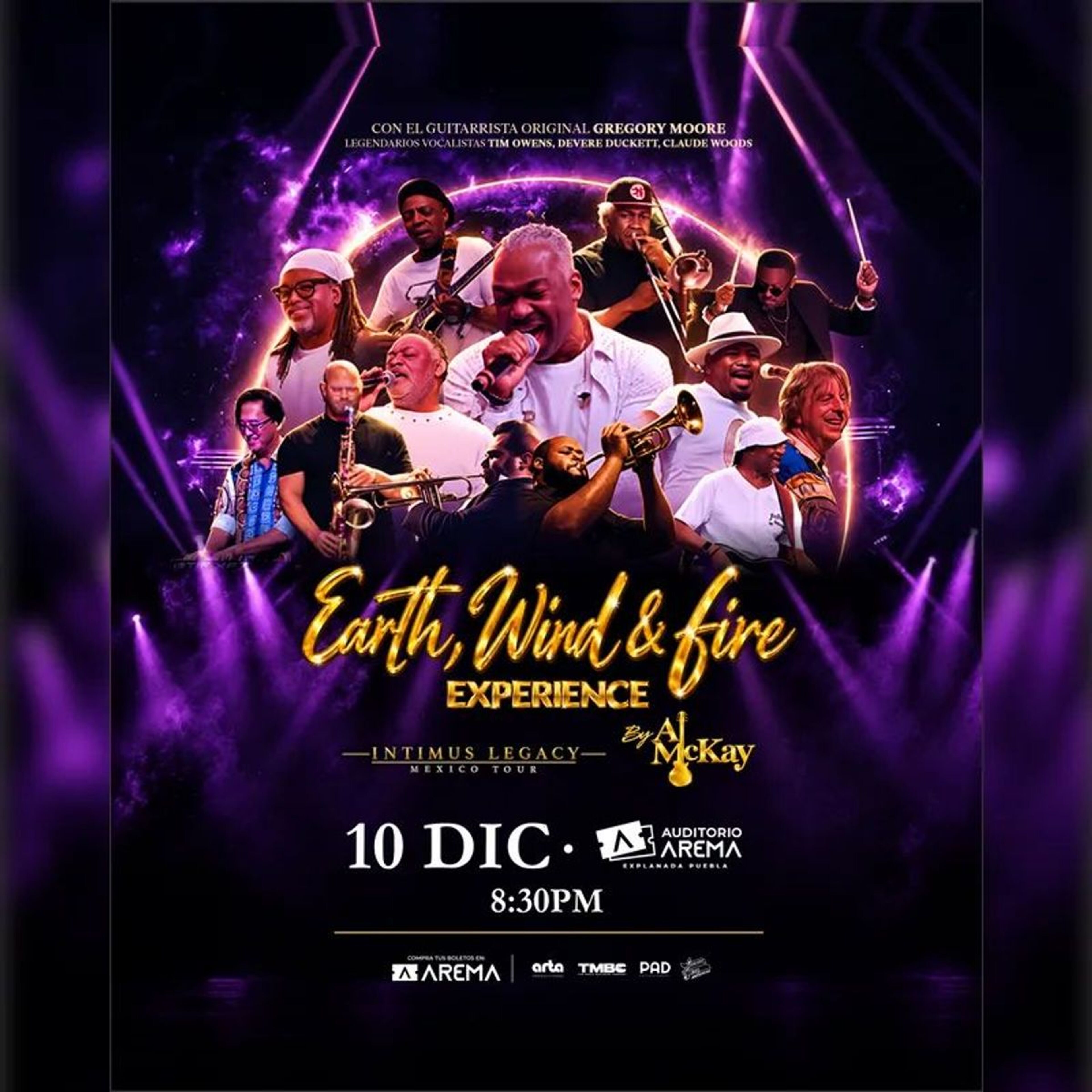 Earth Wind & Fire Experience by Al Mckay en Puebla