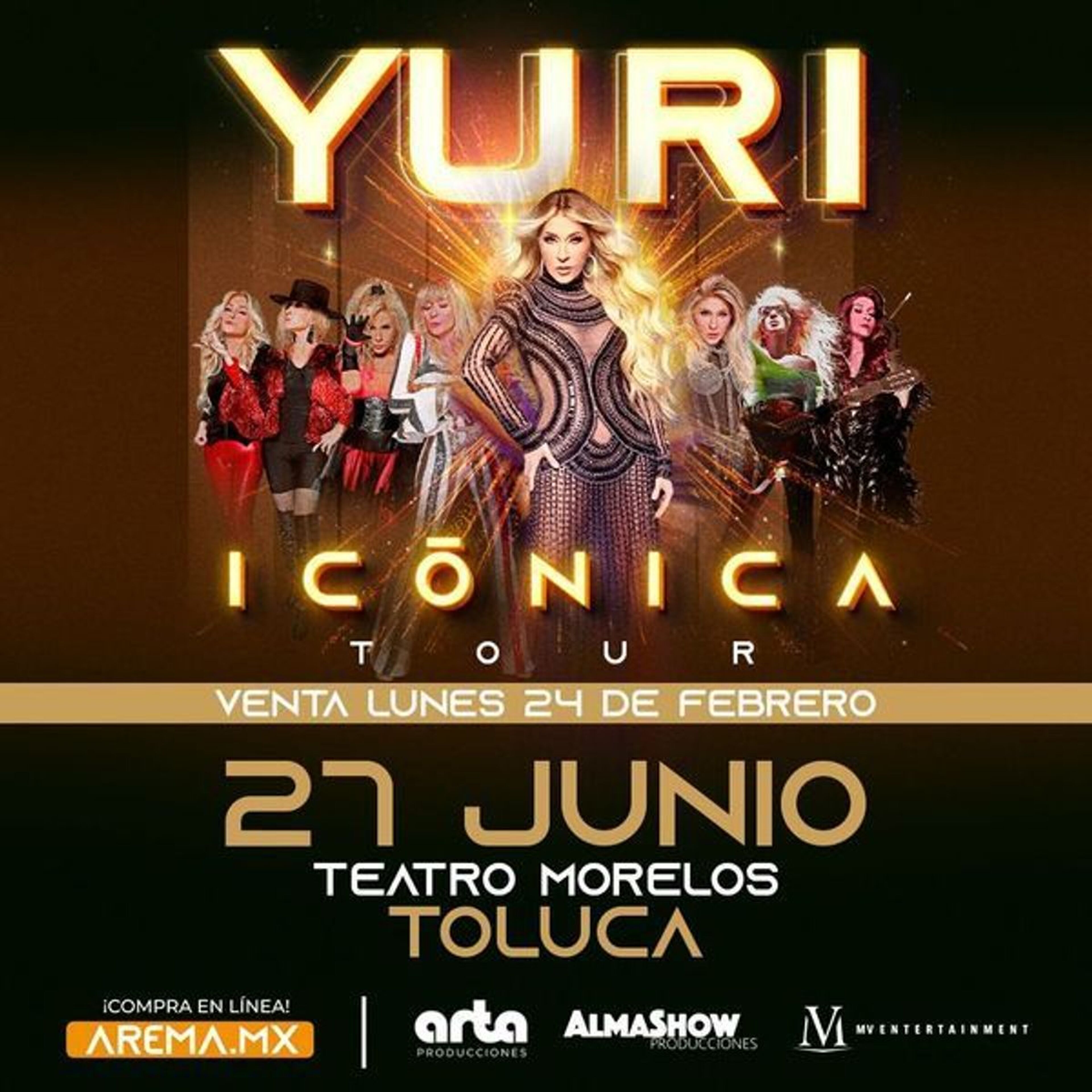 Imagen de portada para el evento: Yuri.- Icónica Tour en Toluca